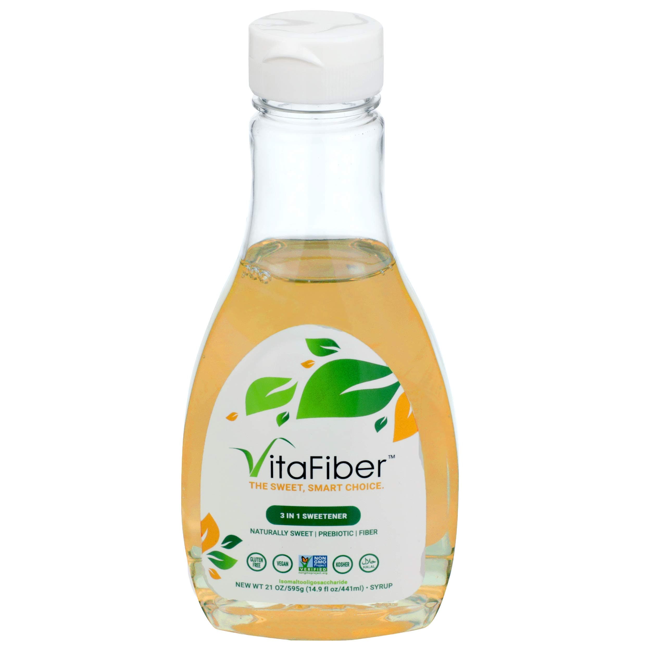 VitaFiber IMO Small Syrup - Sweet Prebiotic Fiber - Lower Calorie Sugar Alternative - 14.9 fl oz