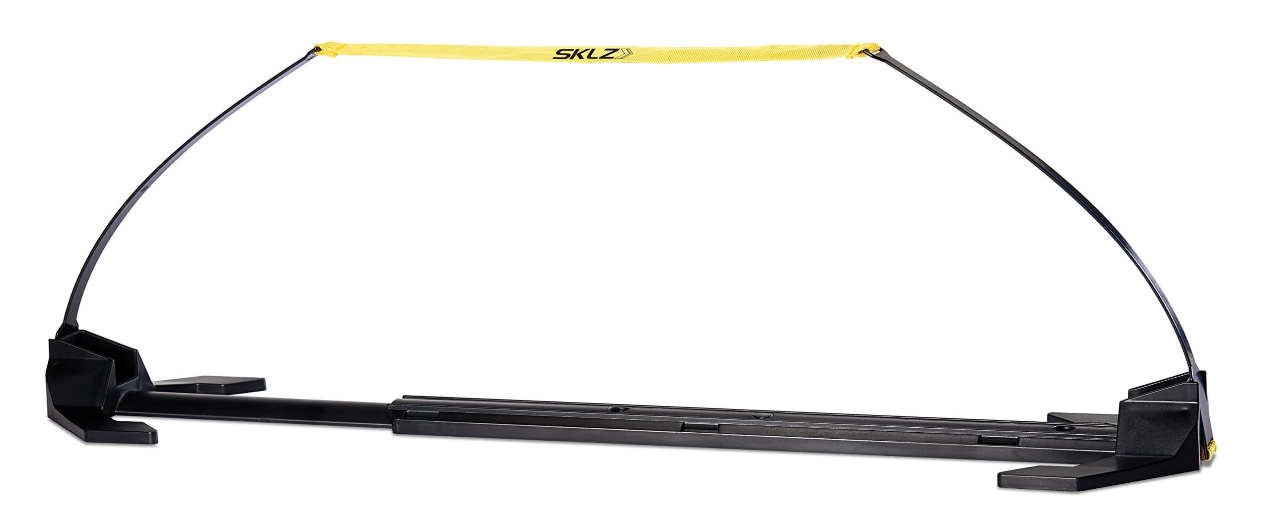 Sklz Speed Hurdles Pro Agility Hurdles, Sport & Gym Training Equipment, Improve Footwork, Balance & Speed, Black/Yellow, 6", 9" or 12" Setting, Pack of 6