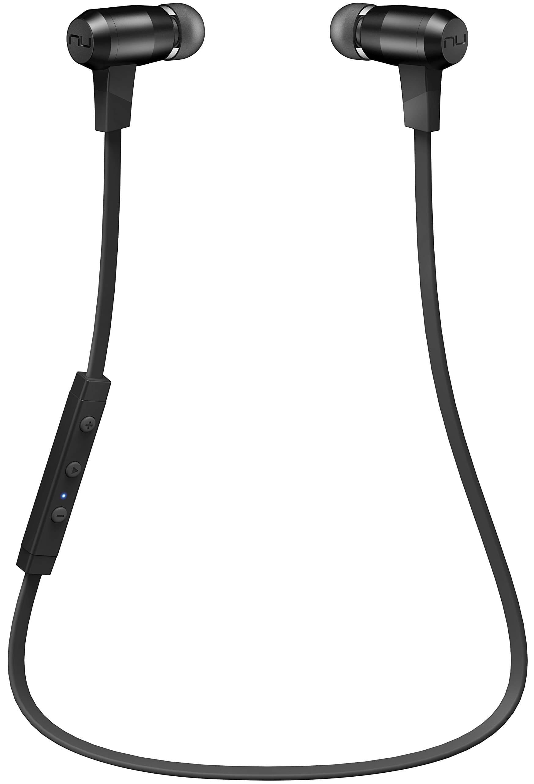 NuForce BE6I-BLACK Optoma BE6i Wireless Bluetooth Headphones with aptX, AAC and 8h Battery Life, Black