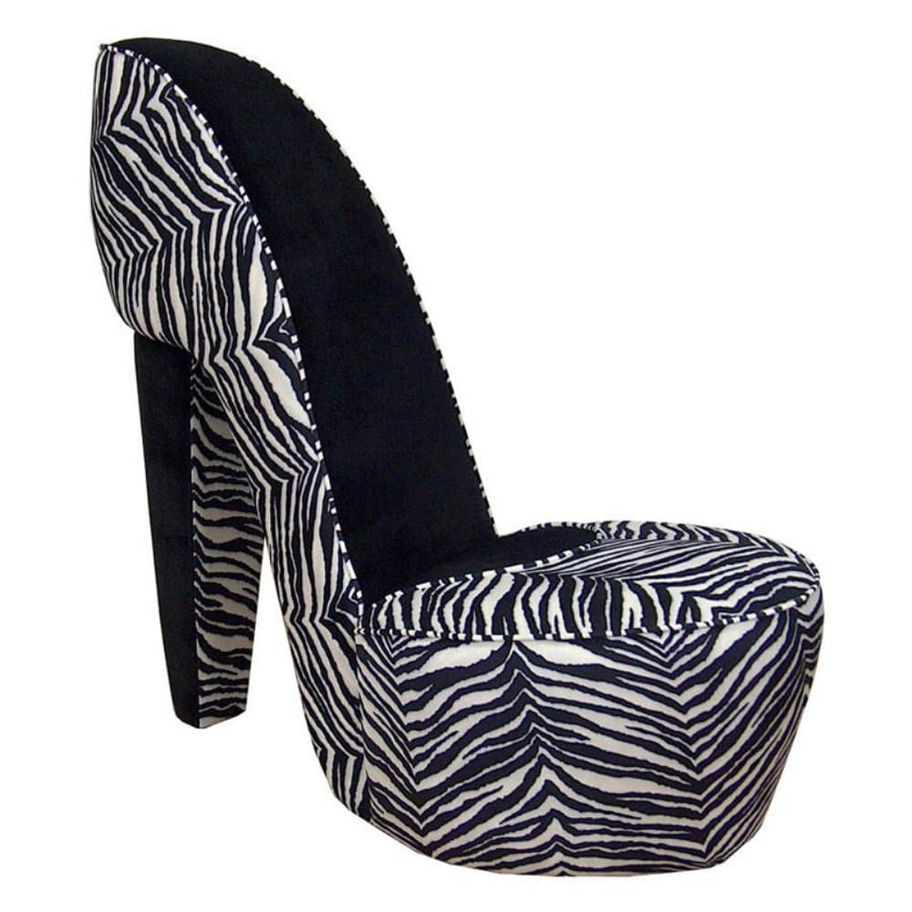 Diva Shoe Chair in Zebra