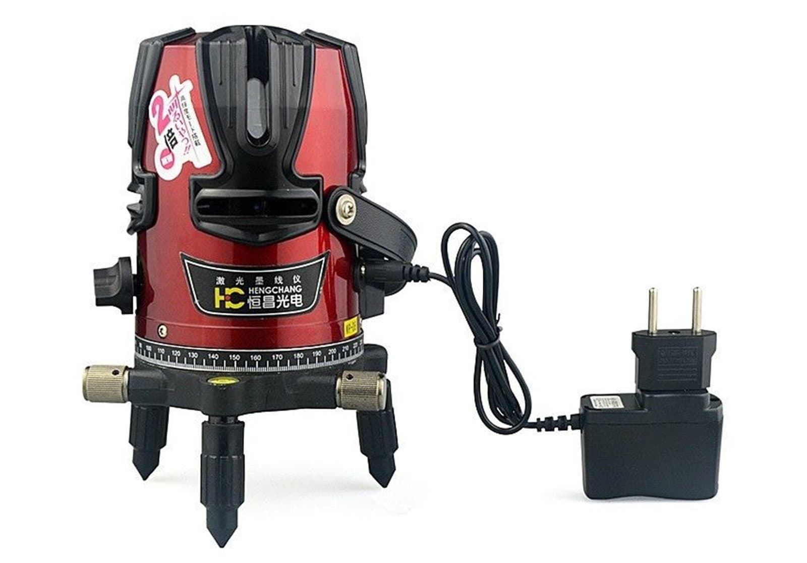 HiiBaby Self Leveling Interior Exterior Rotary Laser Level Laser Tool Laser Line Surveying Instrument (1V1h1d Beam)