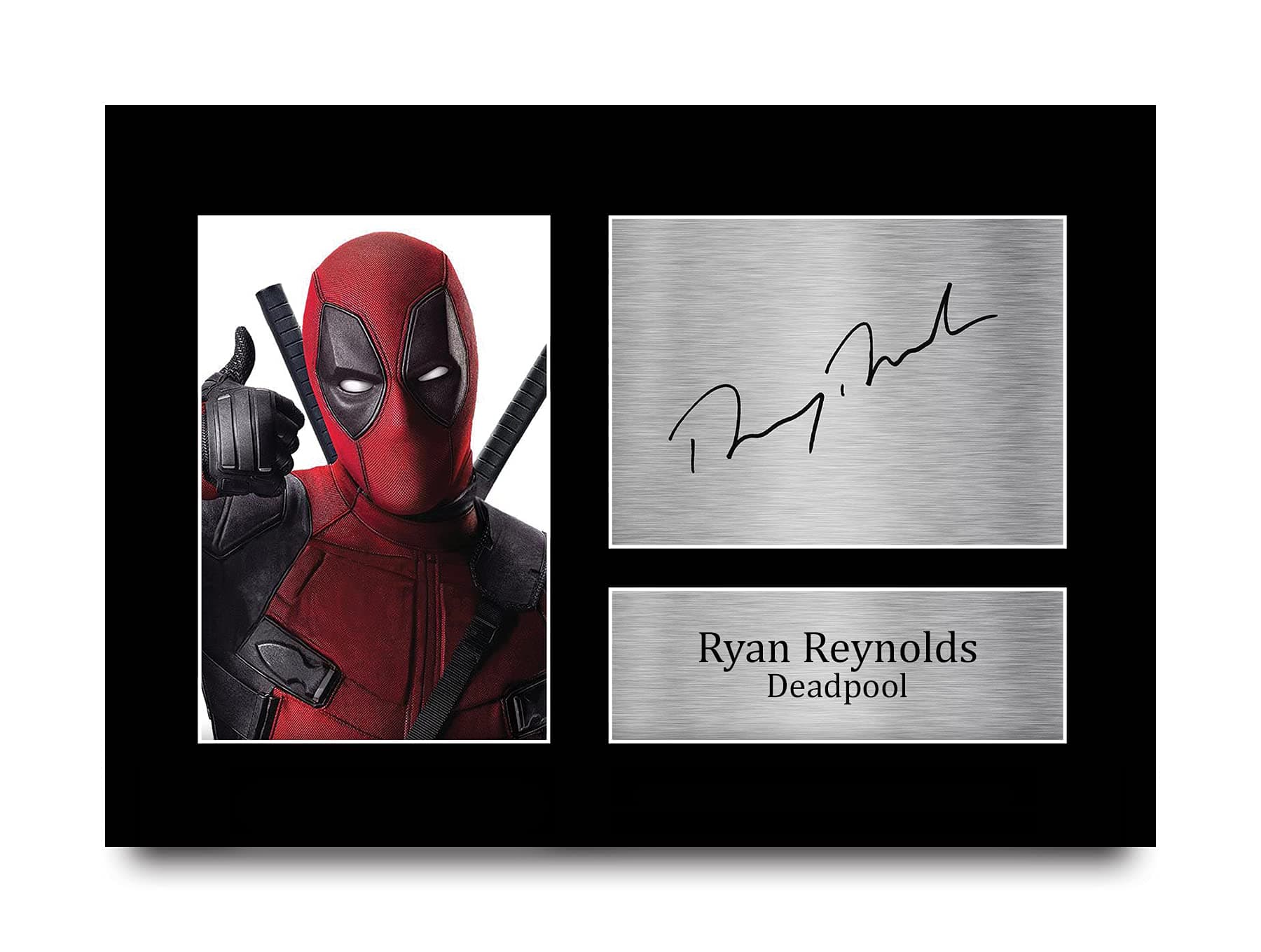 HWC Trading Ryan Reynolds Gift A4 Printed Autograph Deadpool Gifts Print Photo Picture Display