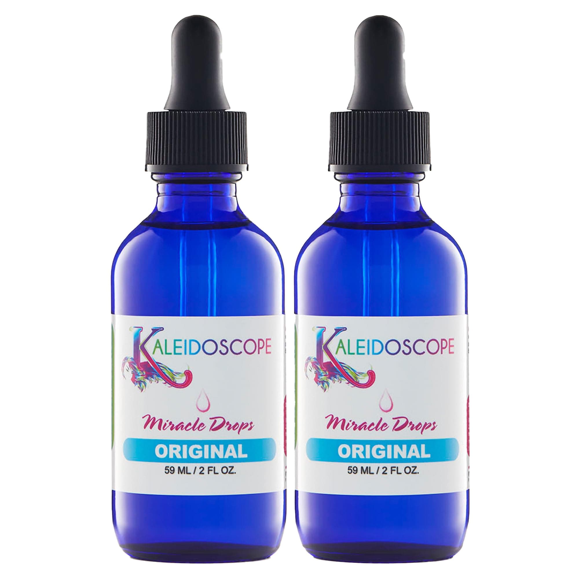 KALEIDOSCOPE MIRACLE DROPS Kaleidoscope Miracle Drops Hair Oil for Strengthen Weak Hair 2oz"Pack of 2"