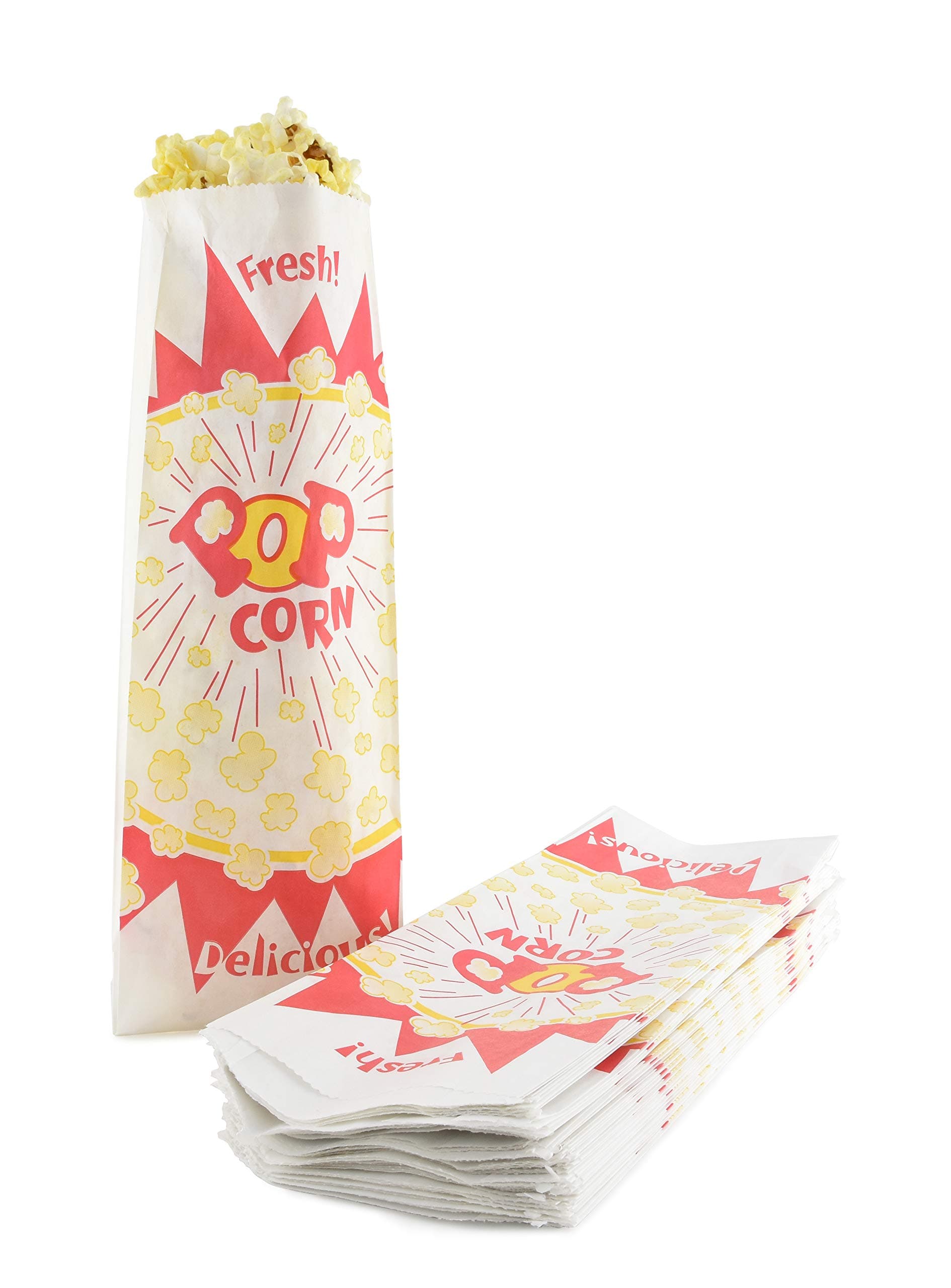 60ml Jumbo Popcorn Bag, Burst Design, 1000 per Case