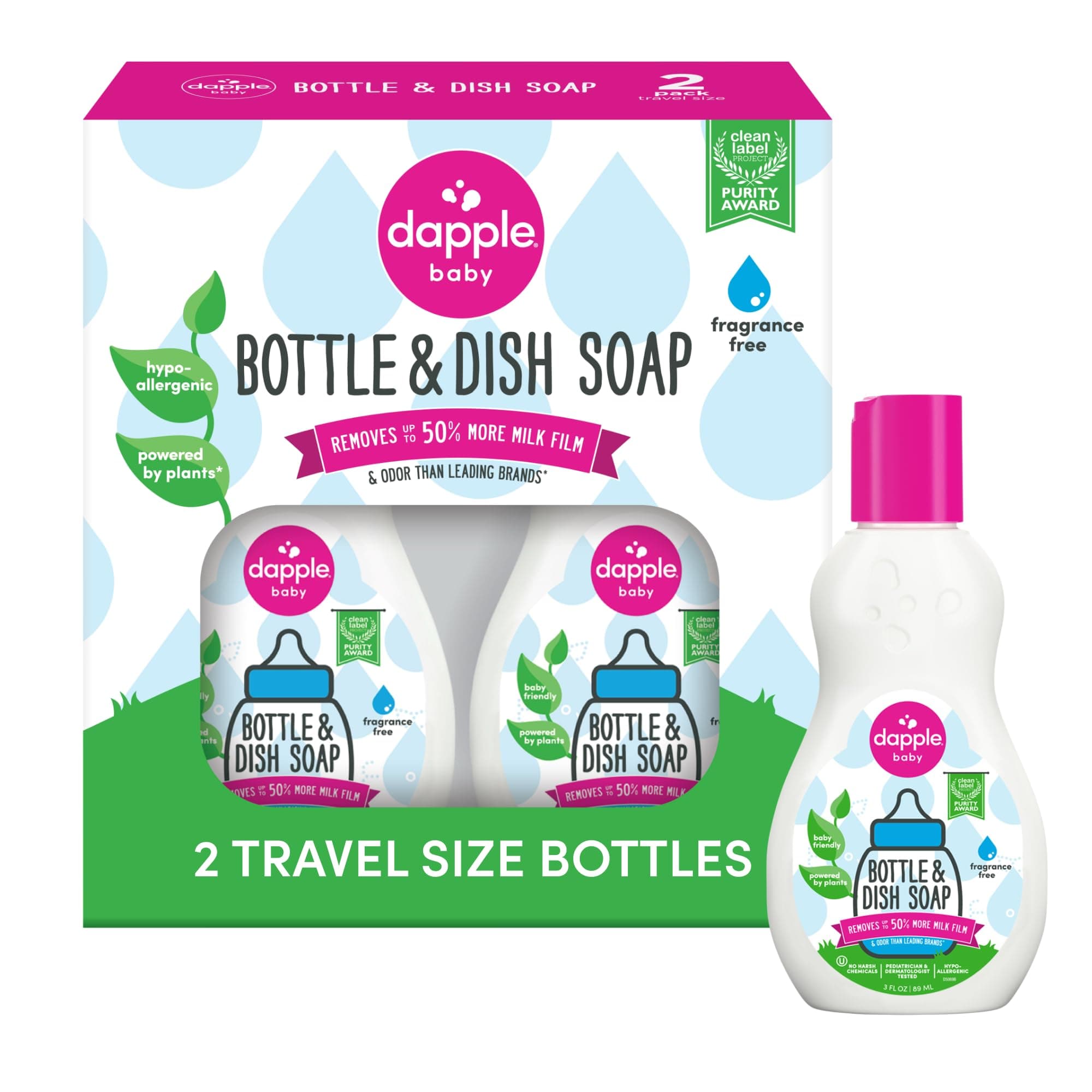 Travel Bottle and Dish Soap