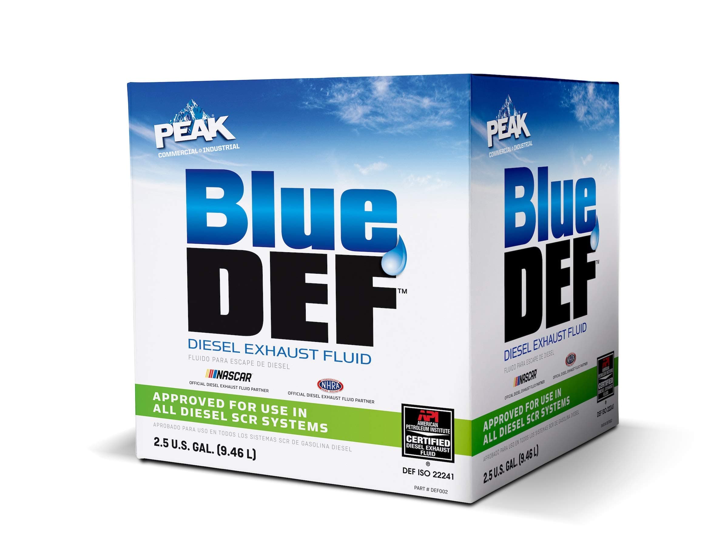 BlueDEF Diesel Exhaust Fluid Synthetic Urea & Deionized Water 2.5 Gallon Jug