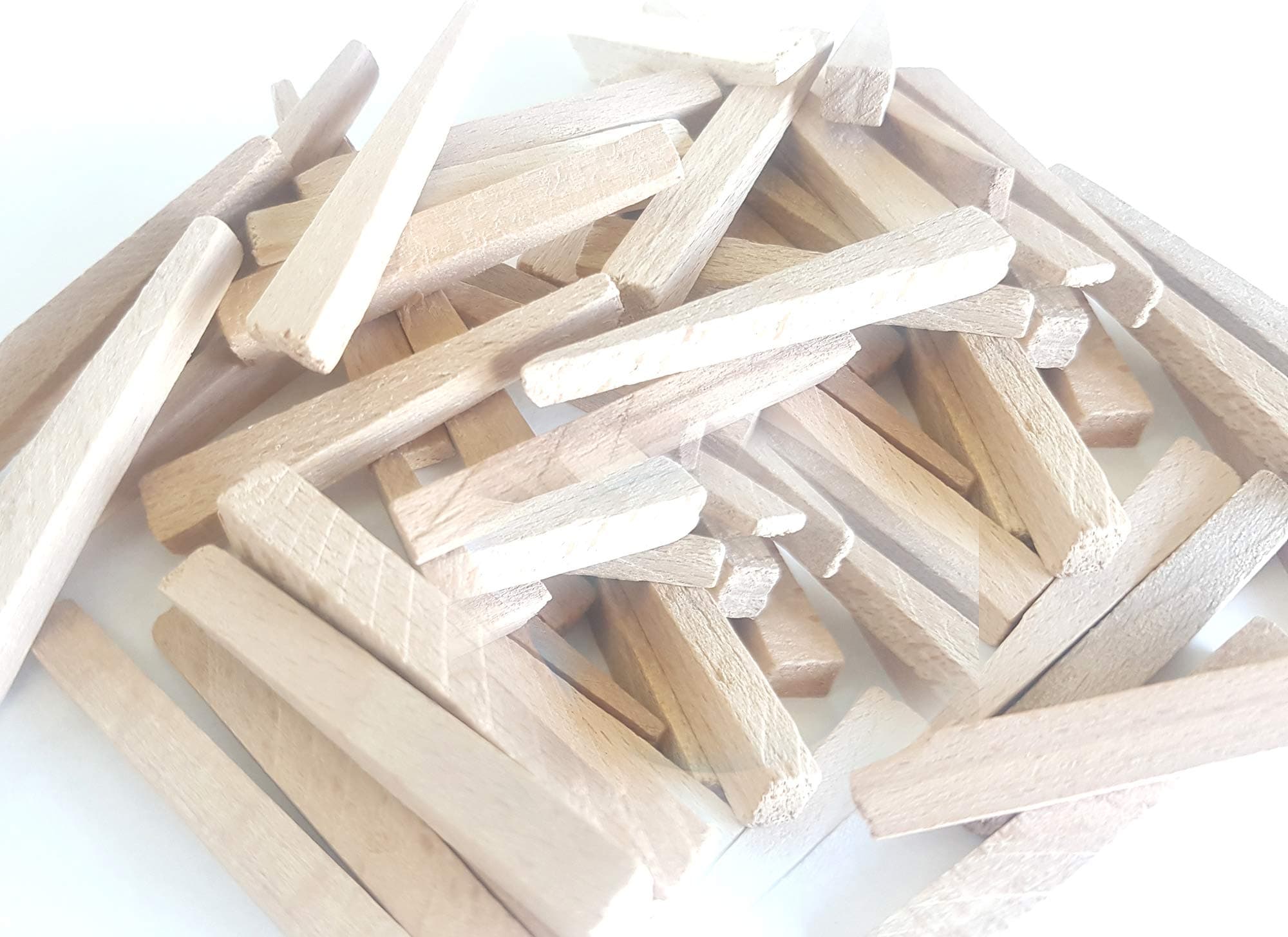 Beech Wood Tile Wedges - Pack of 50