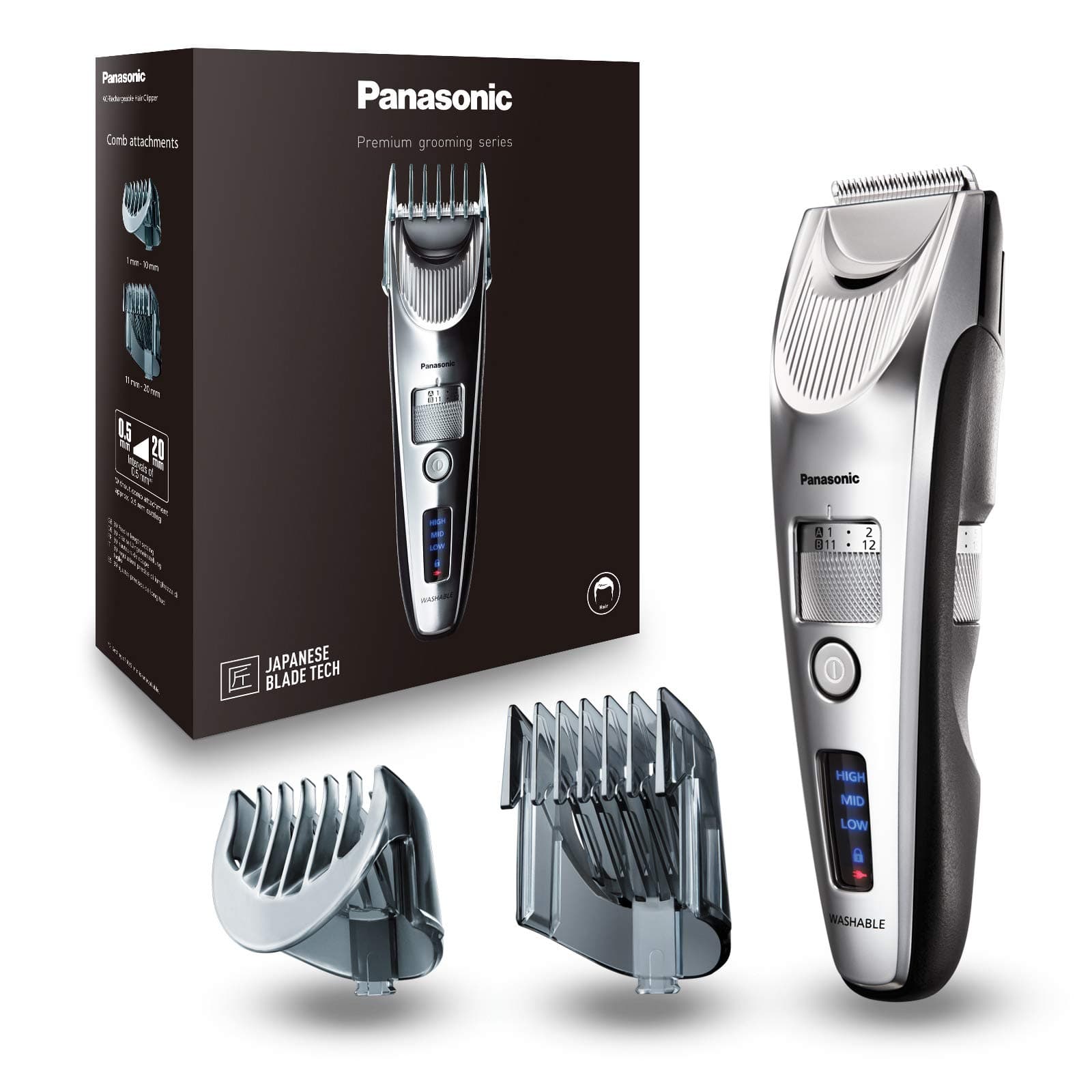 PanasonicPro ER-SC60 Hair Clipper Silver