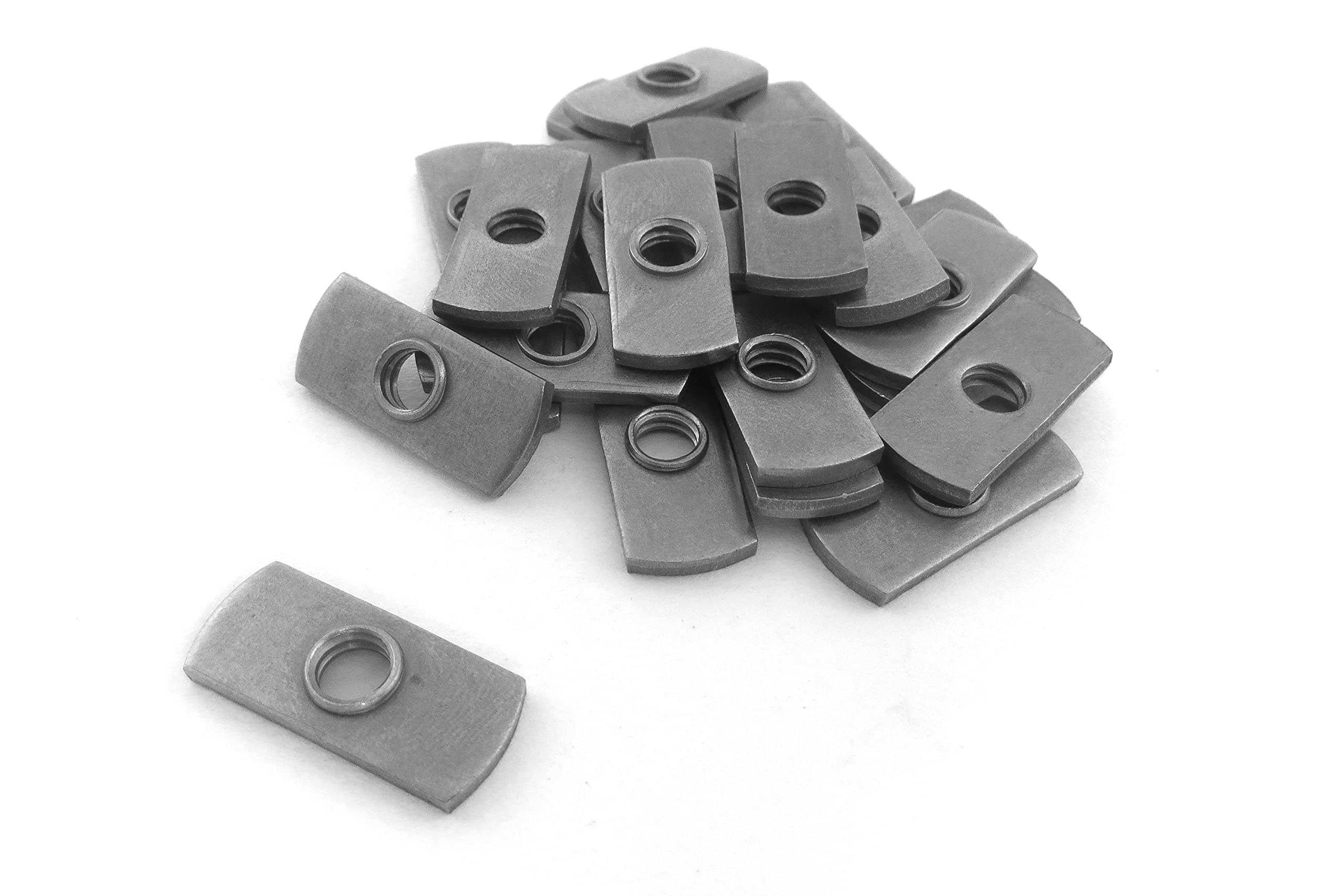 TTW05928 1/4-20 Centered Hole Sliding T-Nuts for T Track Extrusions 25 Pack