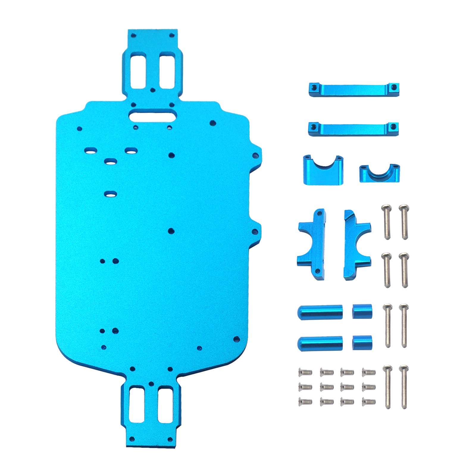 Metal RC Car Chassis Plate Upgrade Parts Compatible with Wltoys A949 A959 A969 A979 K929 A959-B A969-B A979-B K929-B 1/18 RC Car