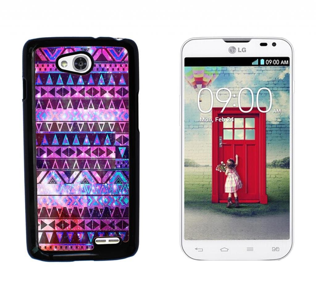 Hipstr Nebula Aztec Pattern Hard Plastic and Aluminum Back Case for LG Optimus L90