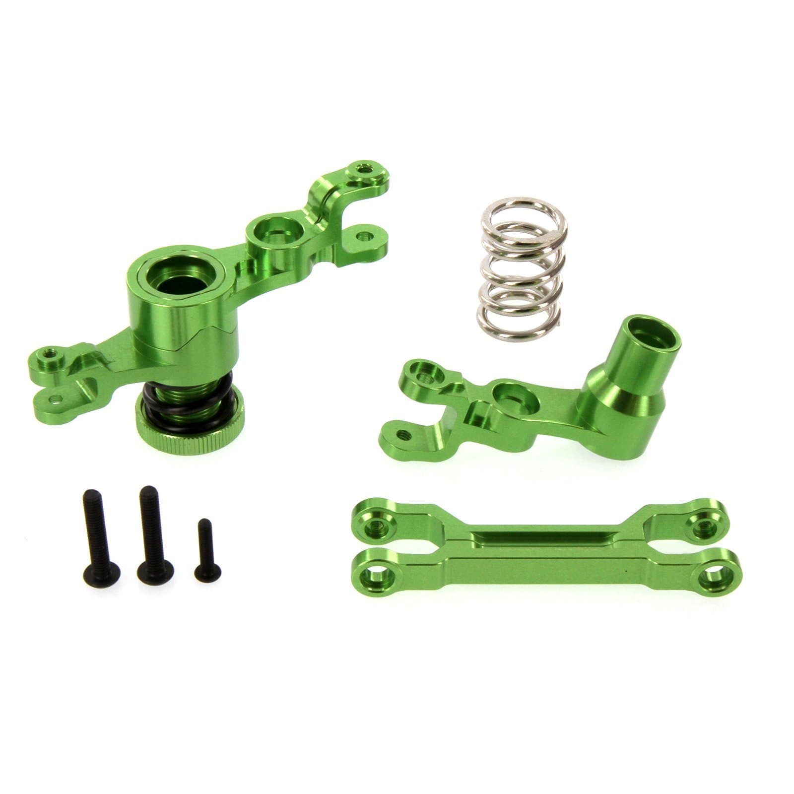 Atomik Alloy Steering Bellcrank Assembly | Replacment for X-Maxx Alloy Steering Bellcrank Assembly Part 7746 | Green