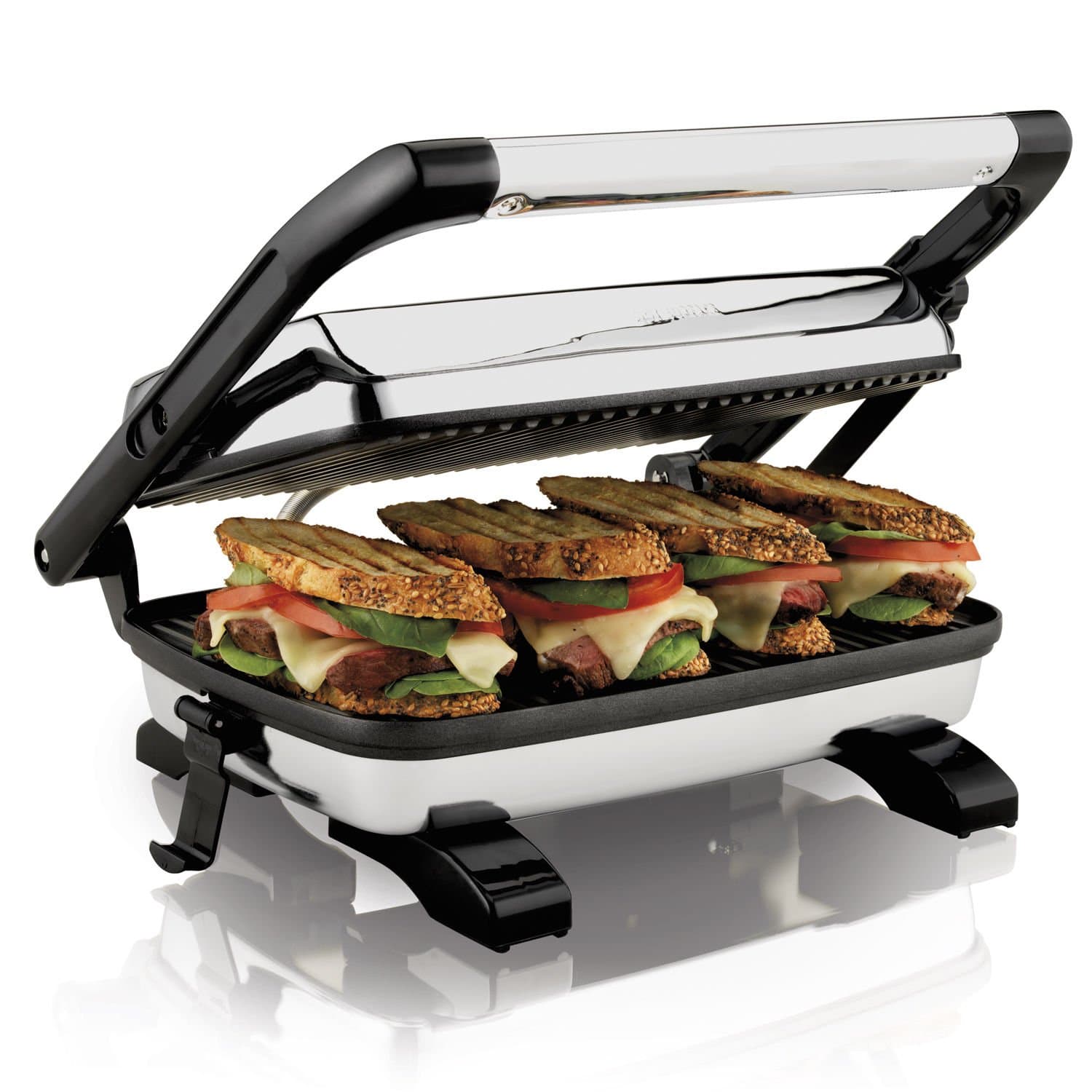 Proctor Silex 25453 Countertop Large Panini Press Gourmet Sandwich Maker