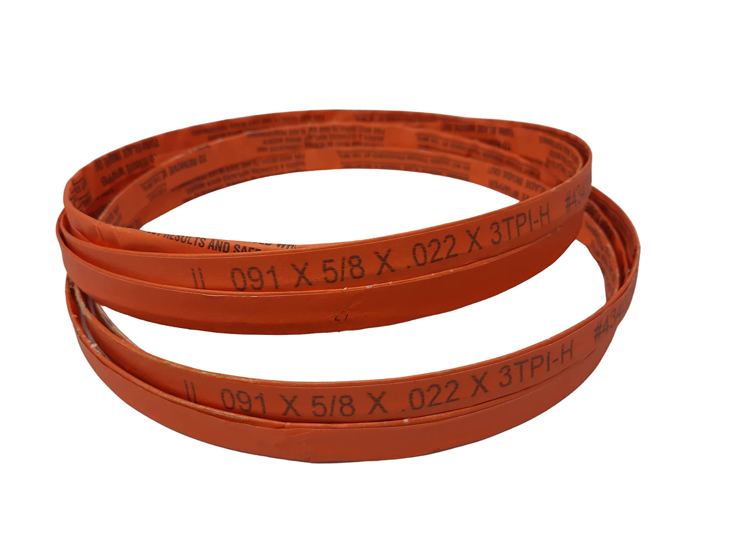 91 x 5/8 x 3TPI - 2 Pack or 4 Pack - Bone in Meat Cutting Bandsaw Blades Cozzini Cutlery Imports - Fits Biro - AA, AA1, Biro - 22, Globe Stimson -111 (91" - 2 Pack)