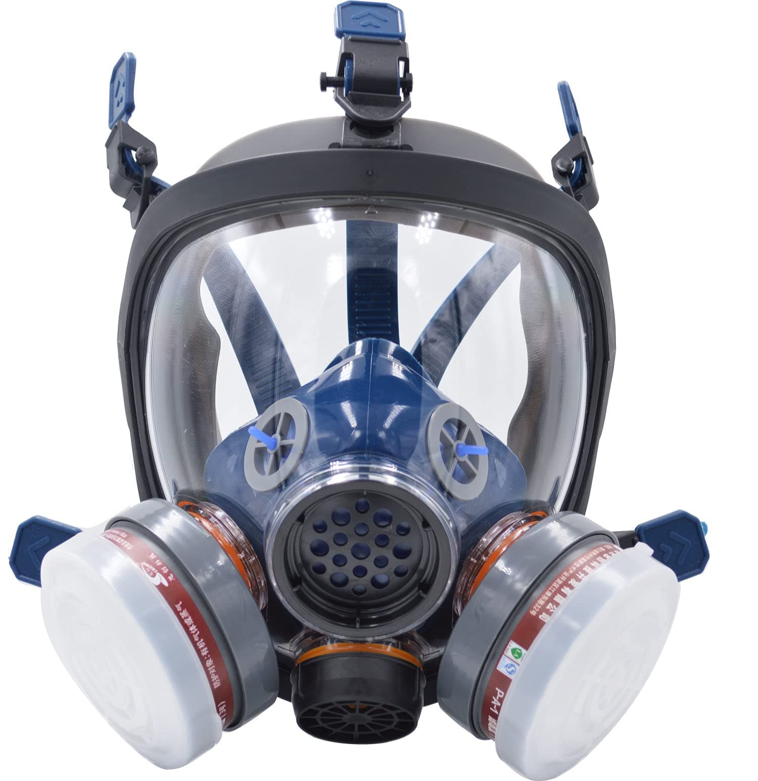 Full Face Respirator Mask,Gas Mask Protect Against Harmful Gas,Dust,Chemicals, Safety Mask with Active Carbon Filter
