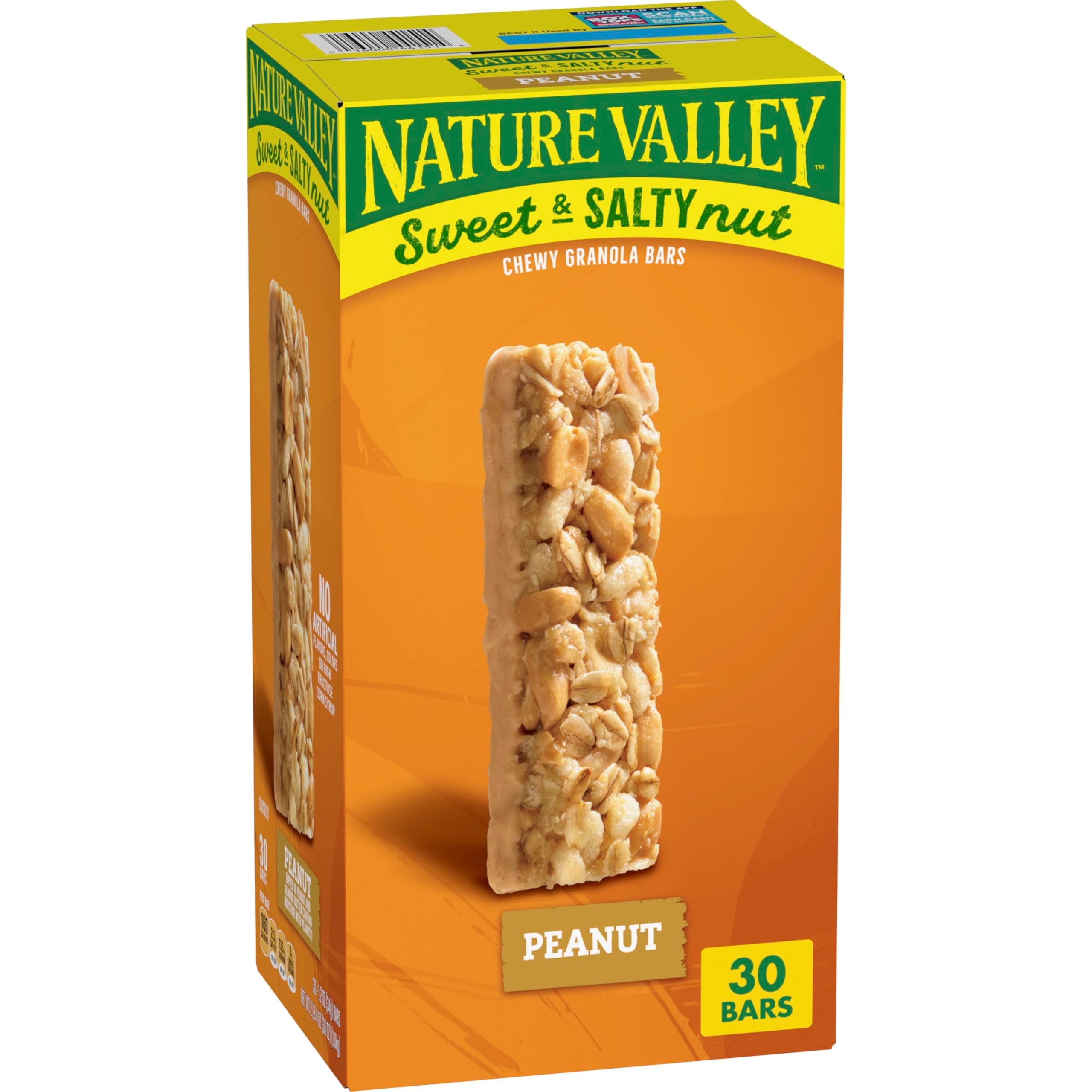 Nature Valley Sweet and Salty Granola Bars, Peanut, 30 Bars, 36 OZ