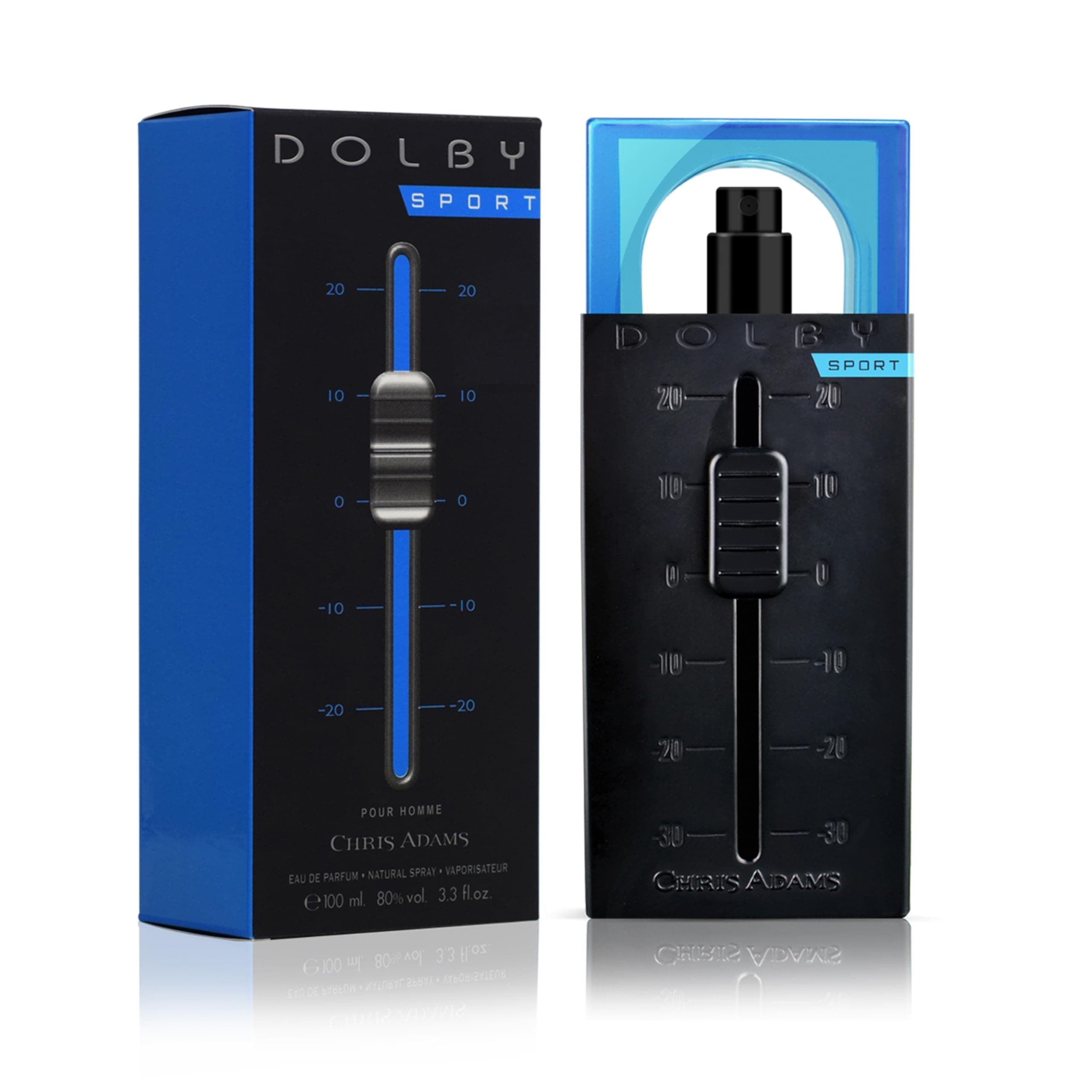 Chris Adams Eau De Parfum - Dolby Sport 100ml EDP| Long Lasting Fragrance Perfume| Ideal Gift for Men | Made in U.A.E.