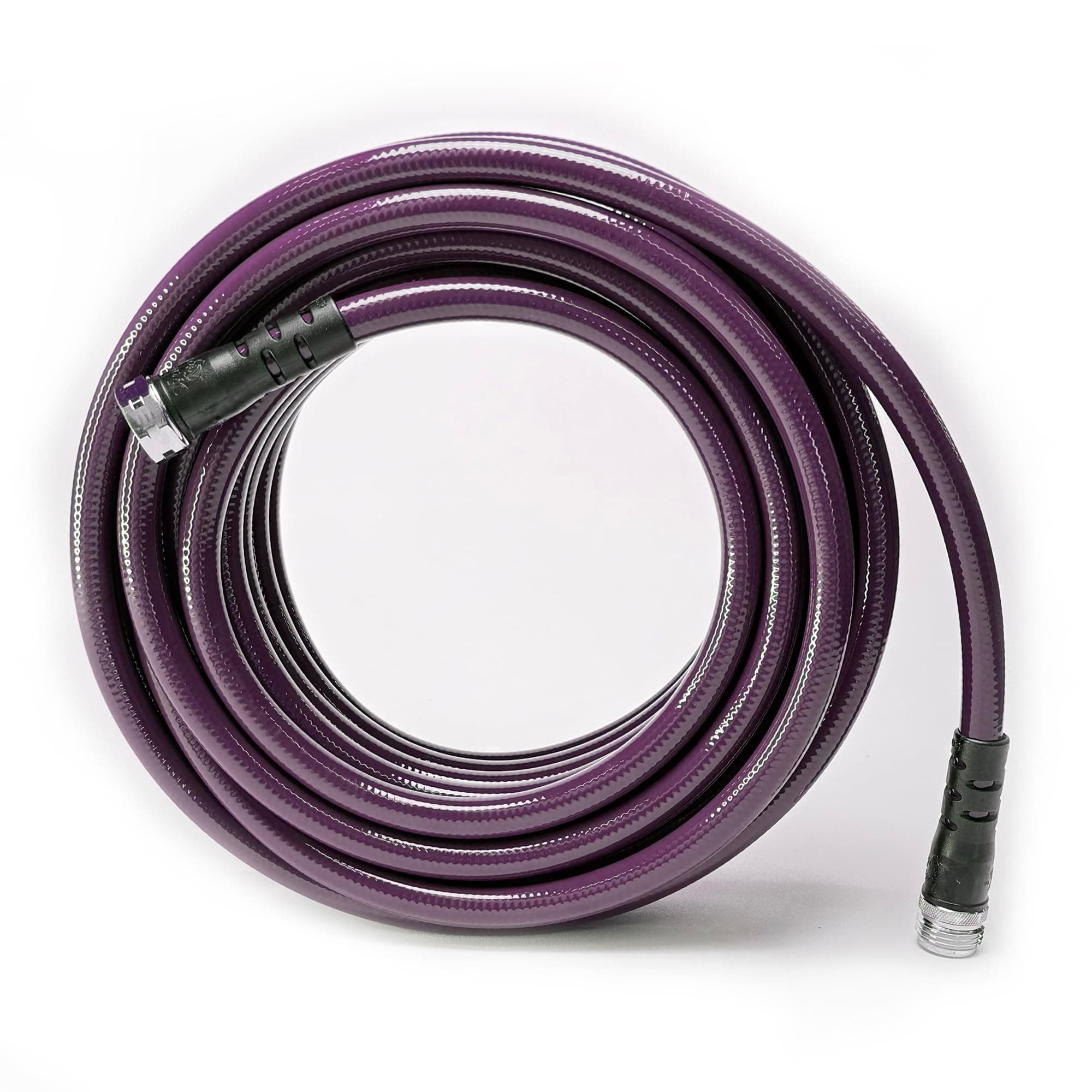 Water Right Polyurethane Garden Hose | 50 Foot | Made in USA | Slim & Lightweight | 1/2” Inner Diameter | Drinking Water Safe | Lead, BPA & Phthalate-Free | Eggplant | 300 PSI Burst Pressure