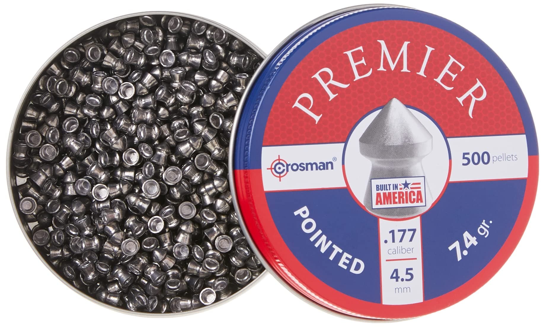 OneAmg Crosman 7-P577 .177-Caliber Pointed Pellets (500-Count)