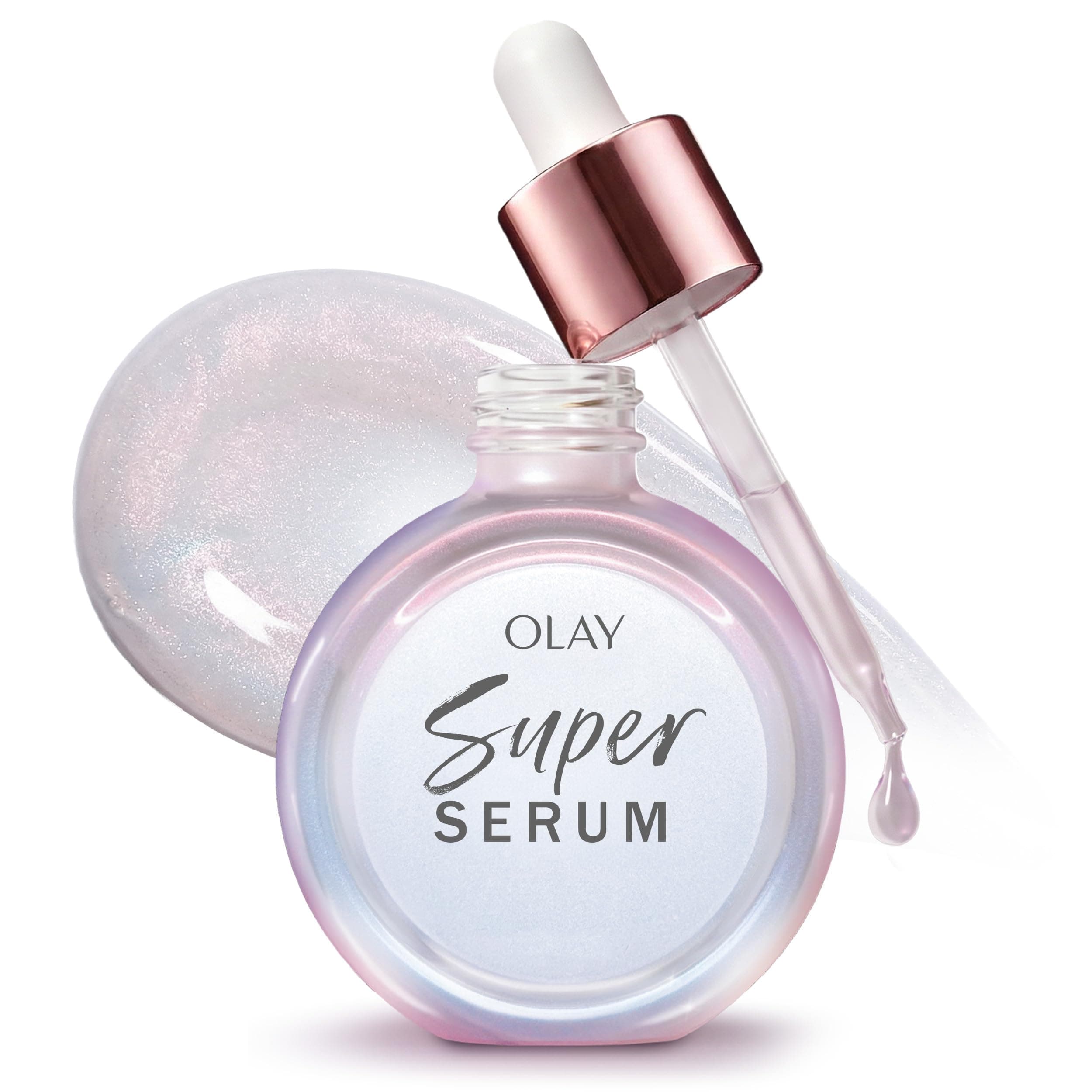 Super Serum - Glow Serum for Face - Activated Niacinamide, Vitamin C & E, Collagen Peptide, AHA - 5-in-1 Benefits - Brightens, Hydrates, Smooths, Firms, Evens Tone, Proactive Anti-Aging, 1.0 Oz