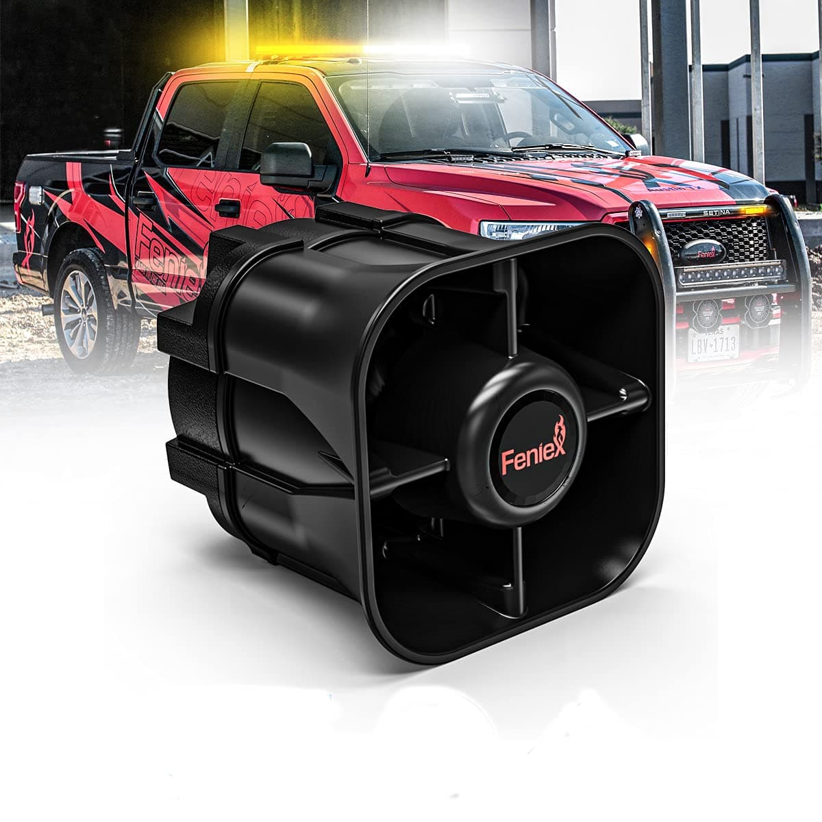 Feniex Industries S-5018 Titan 30W Siren + 110dB Compact All-in-One design for ATV UTV Motorcycle