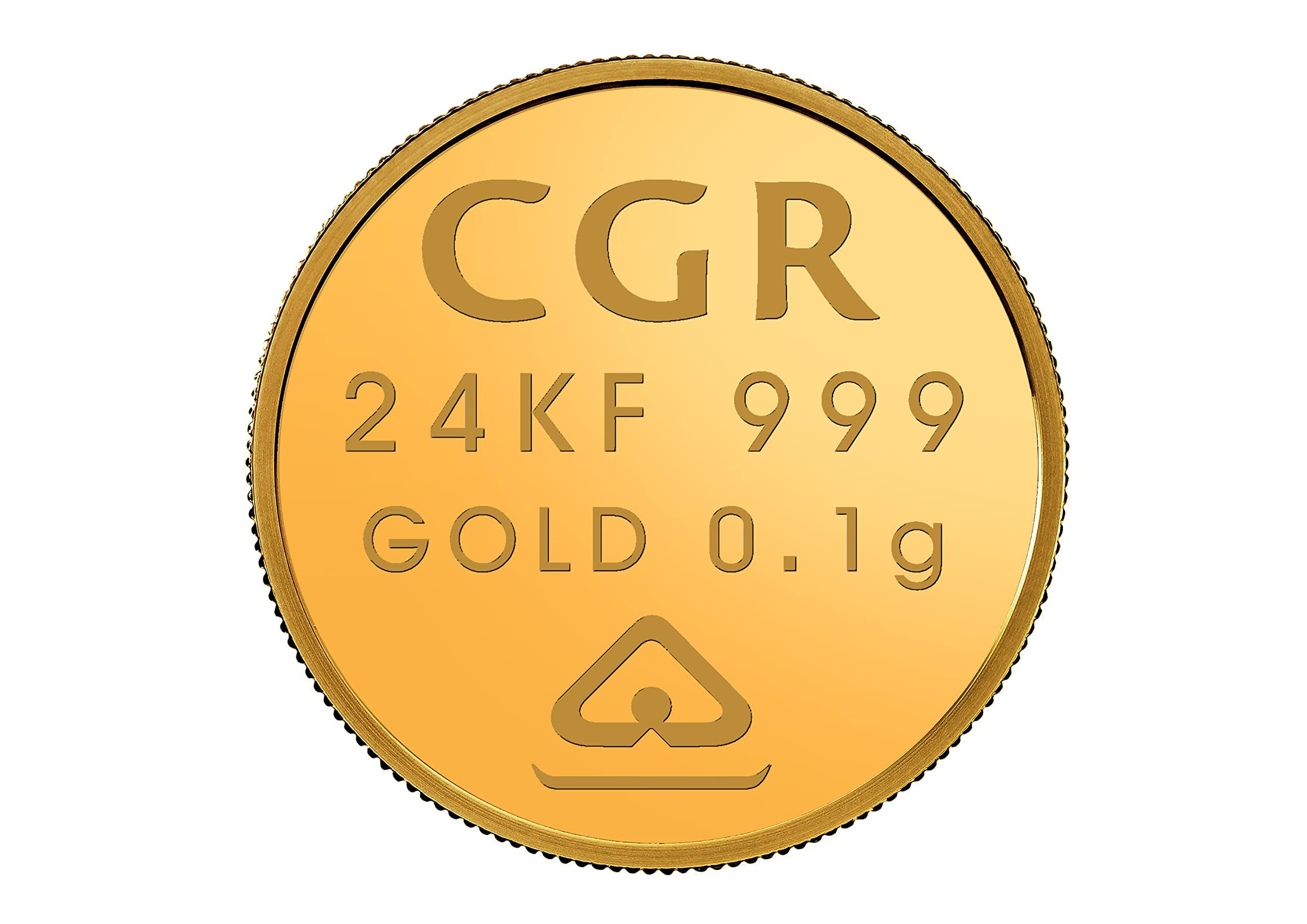 24K (999+) 0.1gm BIS Hallmarked Gold Coin