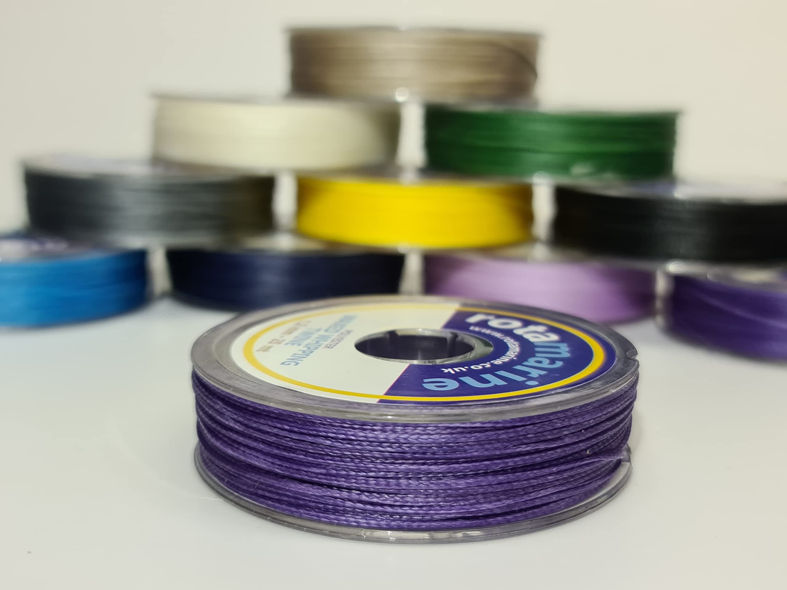 Rota Marine1.2mm Polyester Waxed Whipping Twine 25mt Spool (Purple)