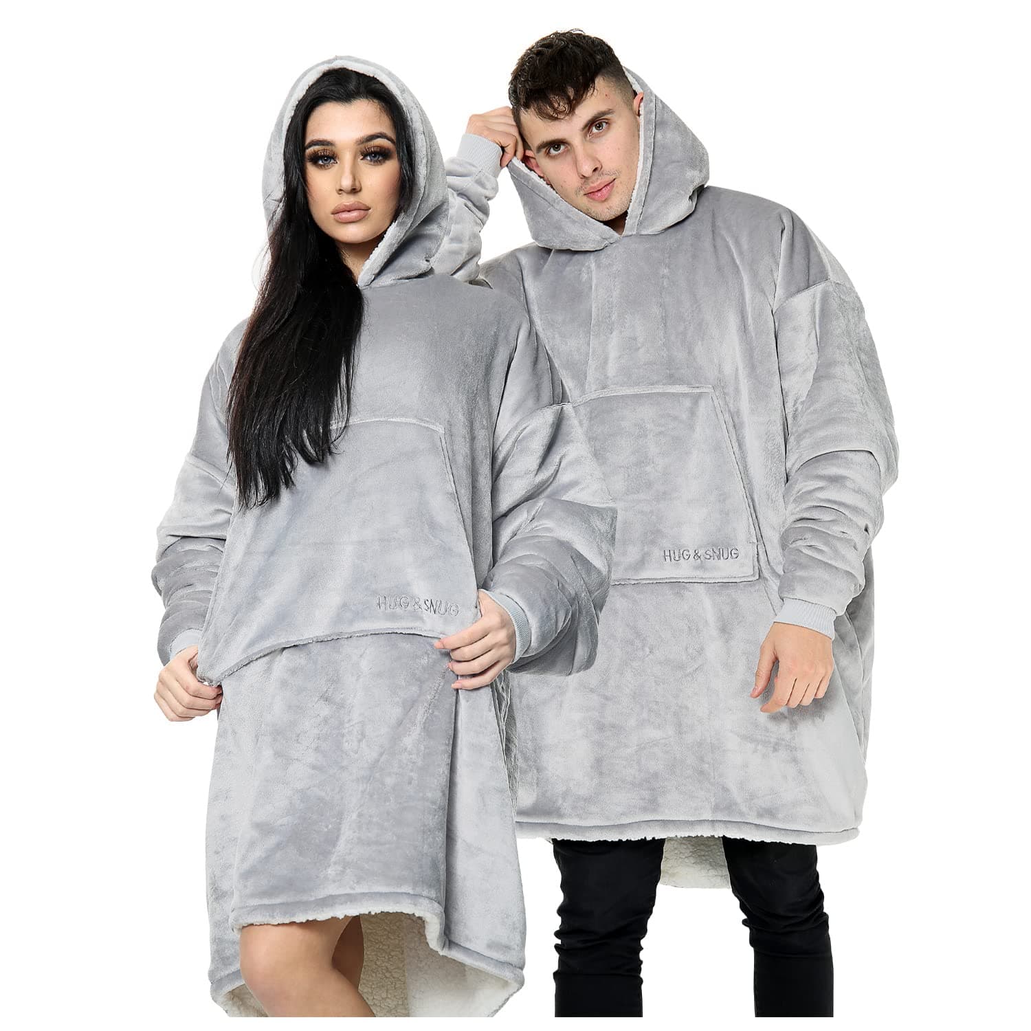 GC GAVENO CAVAILIA Oversized Hoodies For Women UK, Fluffy Blanket Hoodie Sherpa Snuddies Women, Fleece Wearable Blanket Men Snuddie Udie