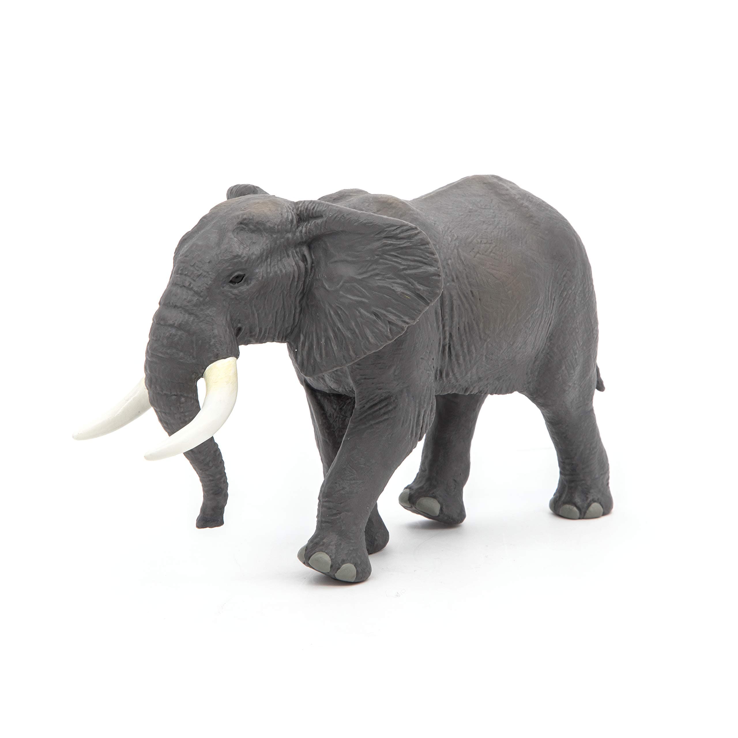 Papo - African Elephant - Wild Animal Figurine - 3 Years Old - Hand-Painted - Children's Gift idea - Realistic Educational Toy - Durable - 16.1cm x 8.9cm x 9.8cm - Wildlife Figurine