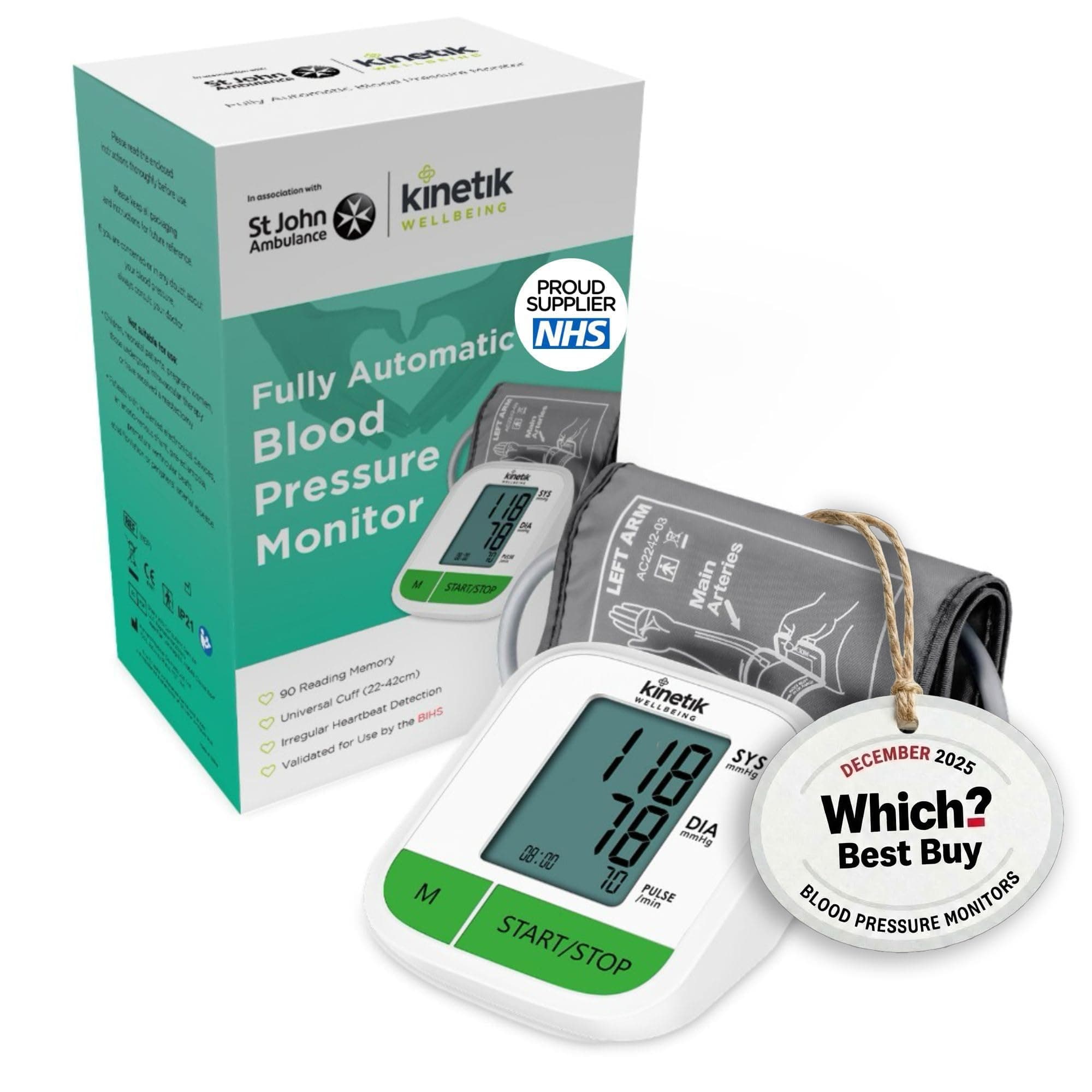 Automatic Blood Pressure Monitor – TMB-1775-A (WBP1)