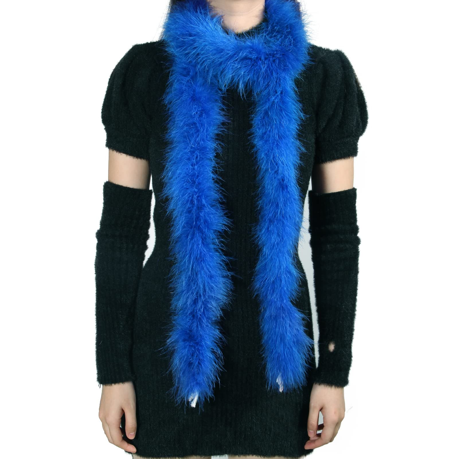 Marabou Feather Boa Natural Feathers 2 Yard 22g for DIY Crafts Wedding Party Women Costume Christmas Decoration