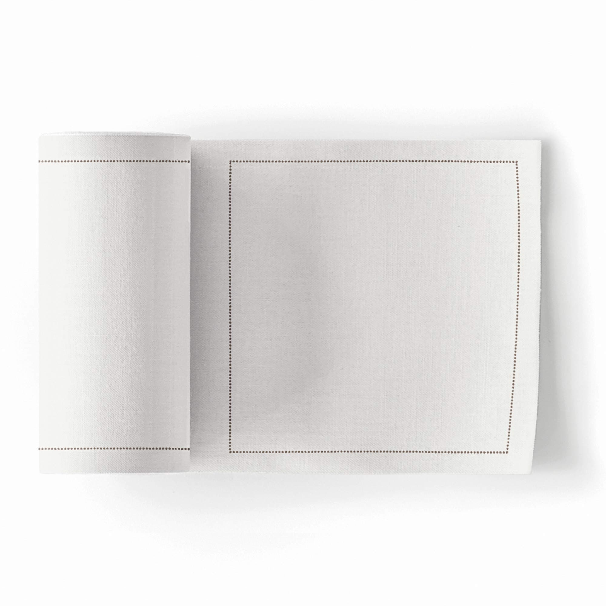 Basics Cotton Cocktail Napkin, 2 Packs of 50 Per Roll, Cream, 4.3 x 4.3 Inch