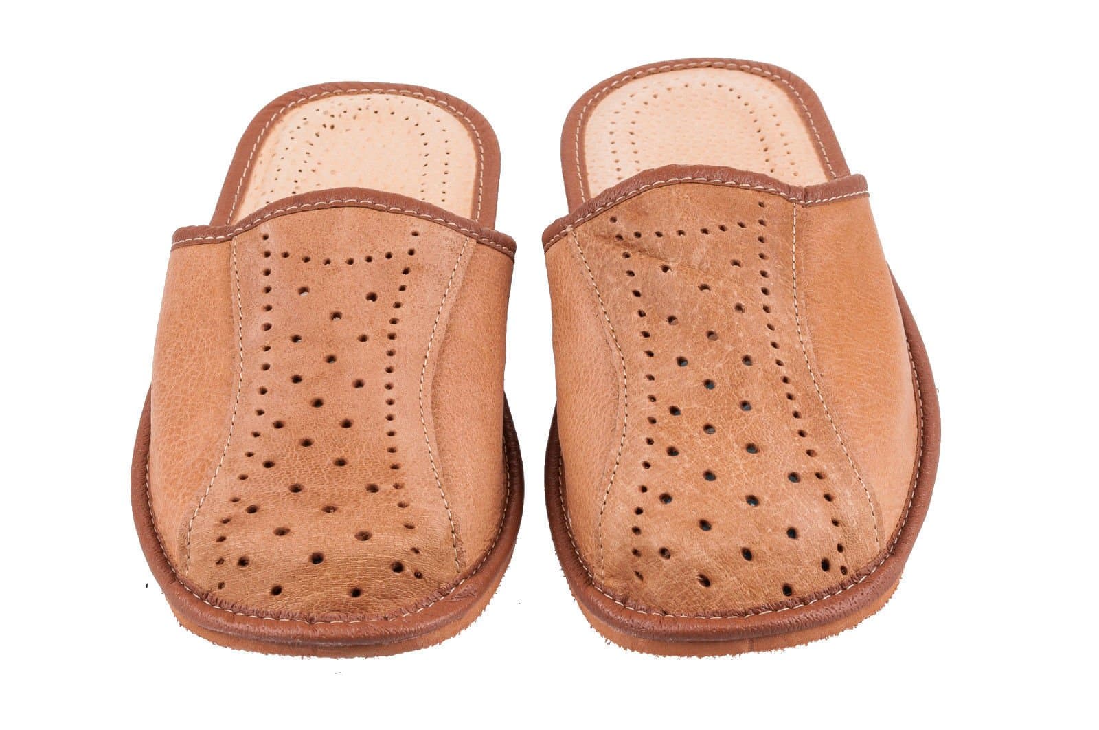 Men`s Handmade Leather Slippers 100% Natural Leather Size UK 6,7,8,9,10,11,12