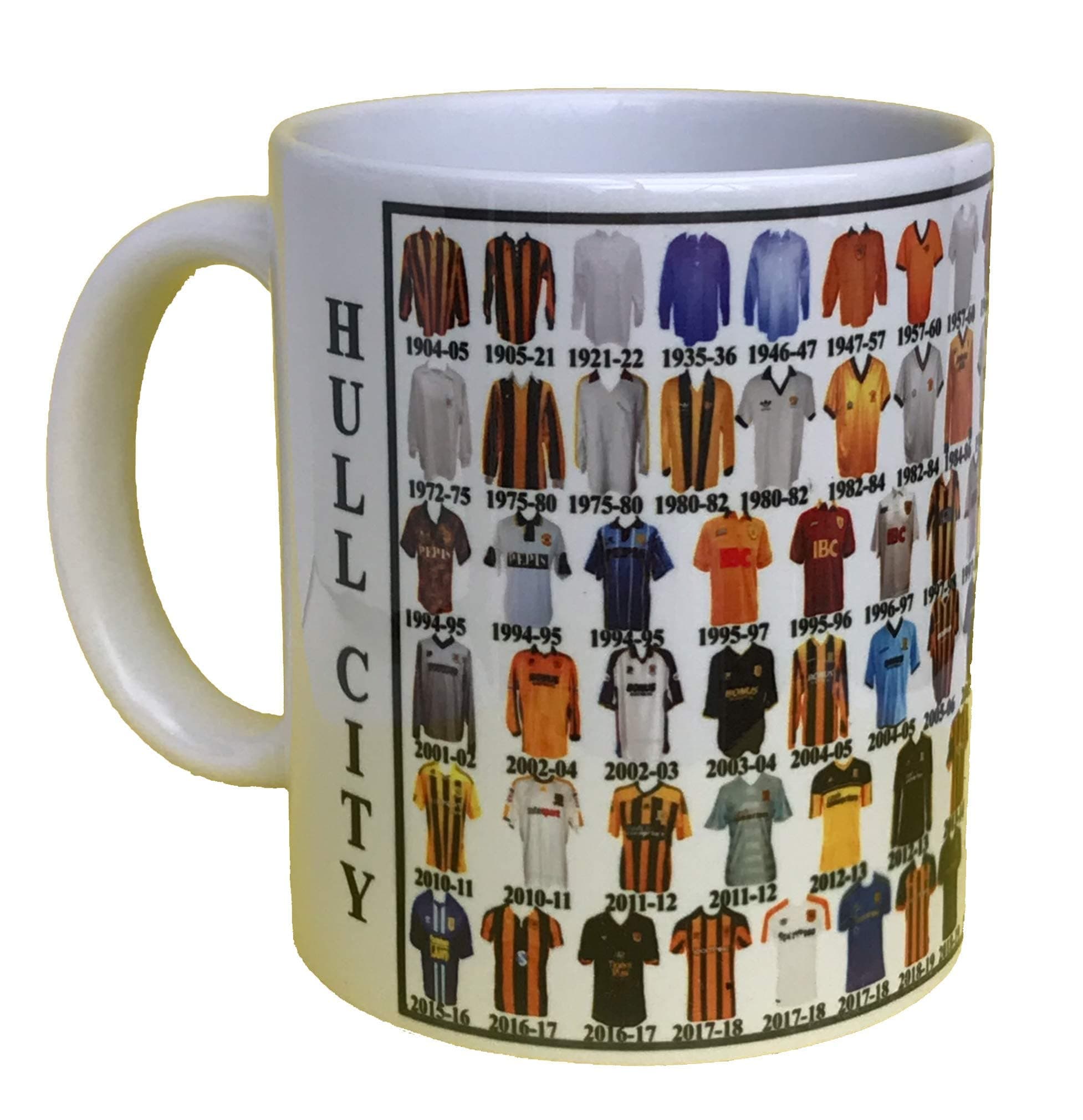 Hull Mug Hull Shirt History Mug Ceramic Mug Football Mug Shirts Through The Ages