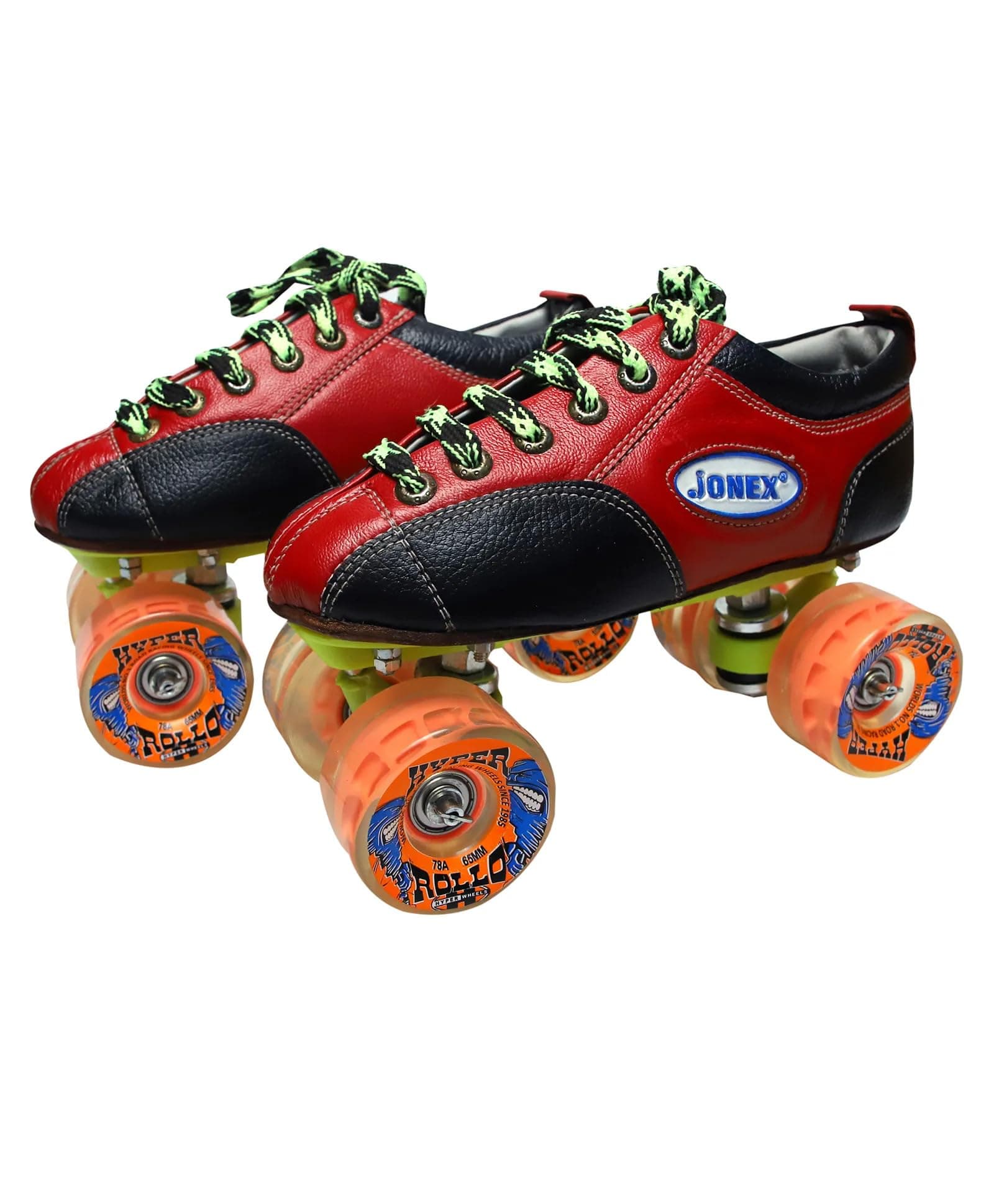 JJ Jonex Fix Body Quad Shoe Skate Hyper Rollo (Wheels Multicolor) (MYC) (7 UK (26 cm) Junior)