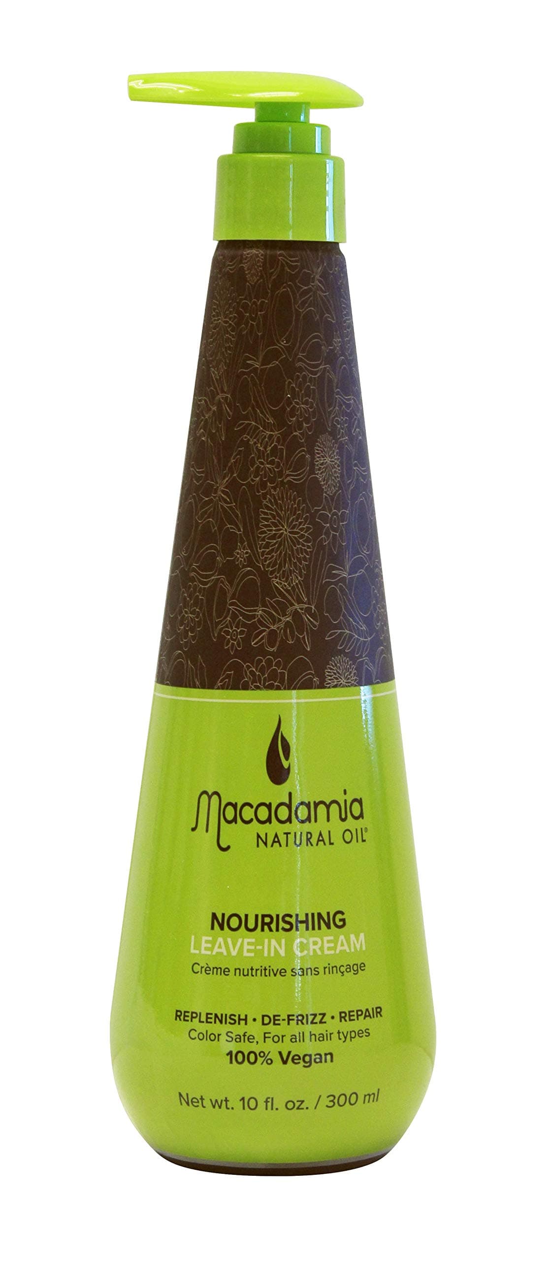 Macadamia Natural Oil Nourishing Leave-In Cream – Hydrating Leave-In Conditioner for Smoothness, Frizz Control & Shine, 10 oz
