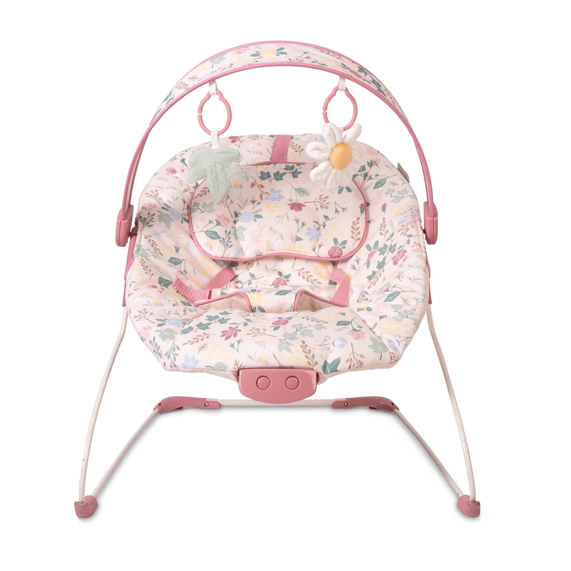 Red Kite Cozy Bounce Musical Baby Bouncer - Rose & Ivy