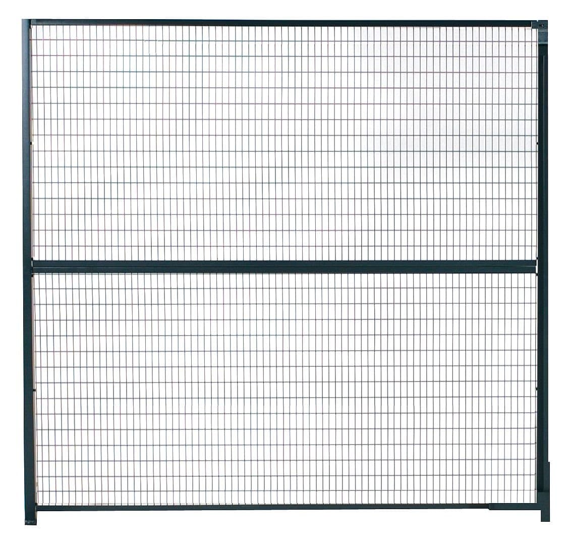 WireCrafters 48RW RapidWire Welded Steel Wire Mesh Panel, 4' Width x 8' Height, Gray