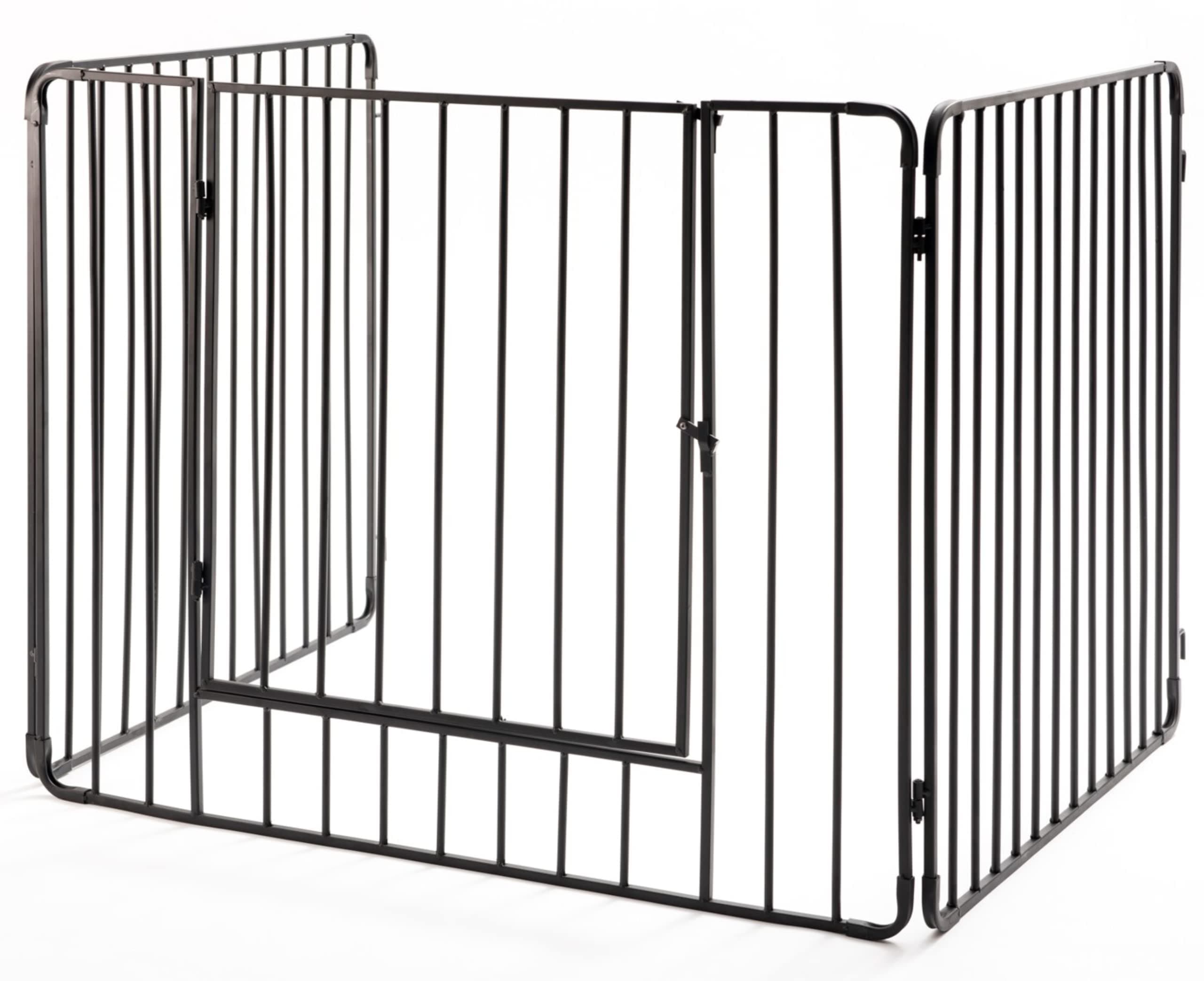 Crannog Heavy Duty Fire Guard Screen With Front Door, For Fireplace, Open Fire, Log Burner. Screen Fireguard To Keep, Child, Baby, Dog, Cat, Pet & Dogs Safe