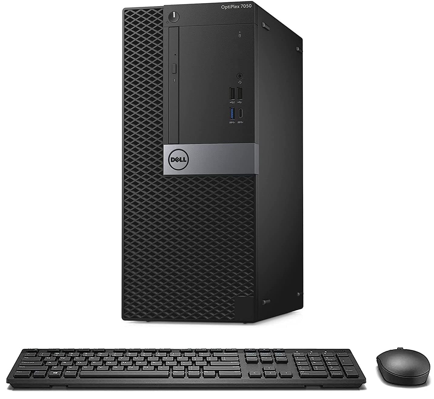 Dell 7050 Mini Tower Desktop Intel i7-7700 UP to 4.20GHz 32GB DDR4 New 1TB NVMe SSD + 2TB HDD USB Wi-Fi BT Wireless Keyboard and Mouse Win 11 Pro (Renewed)