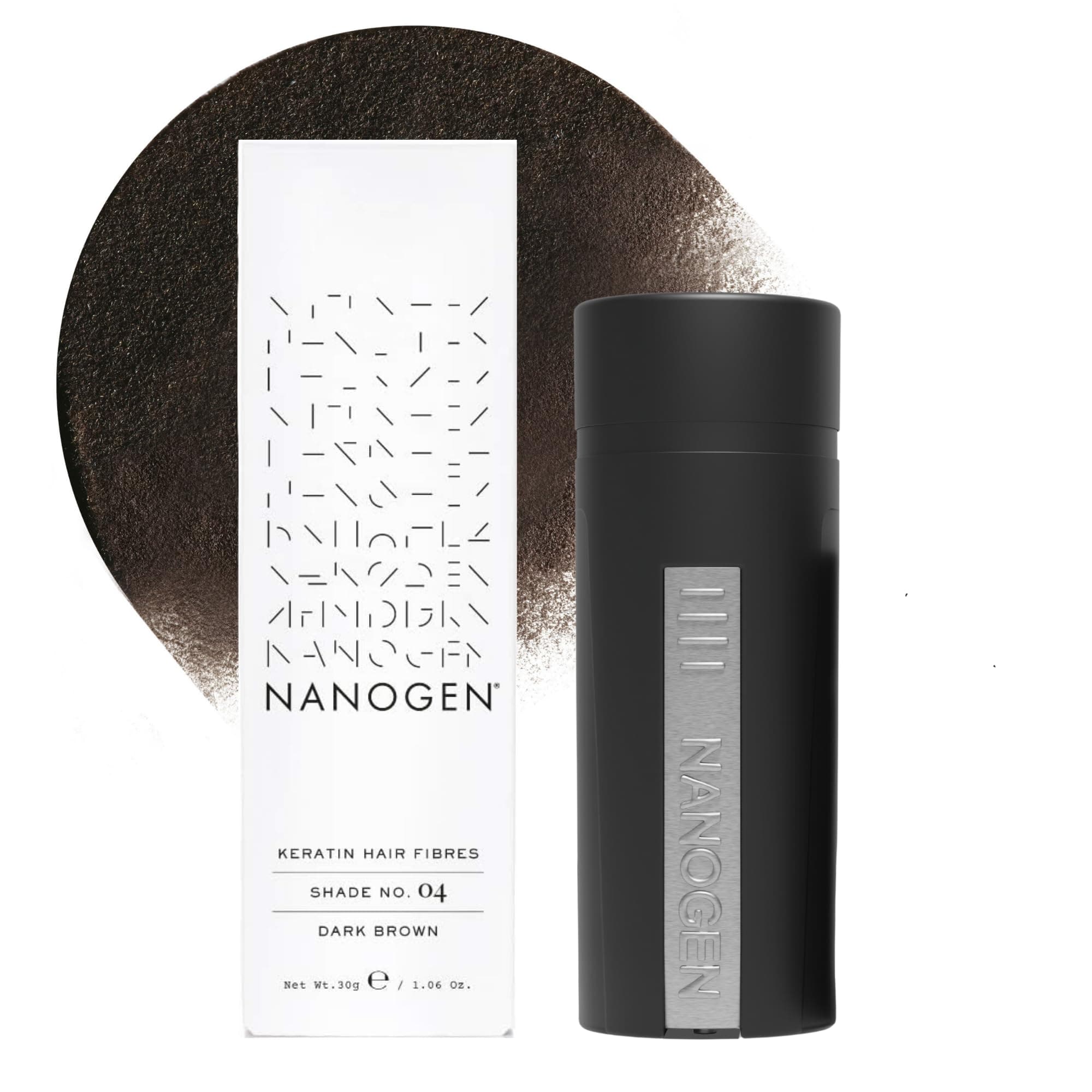 Nanogen Hair Fibres, 30 g, Dark Brown