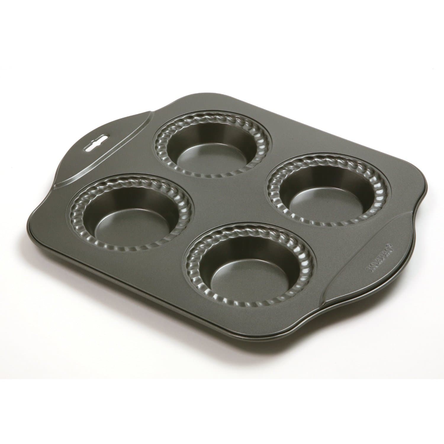 Norpro Nonstick Mini Pie Pan, 4 Cup, Black