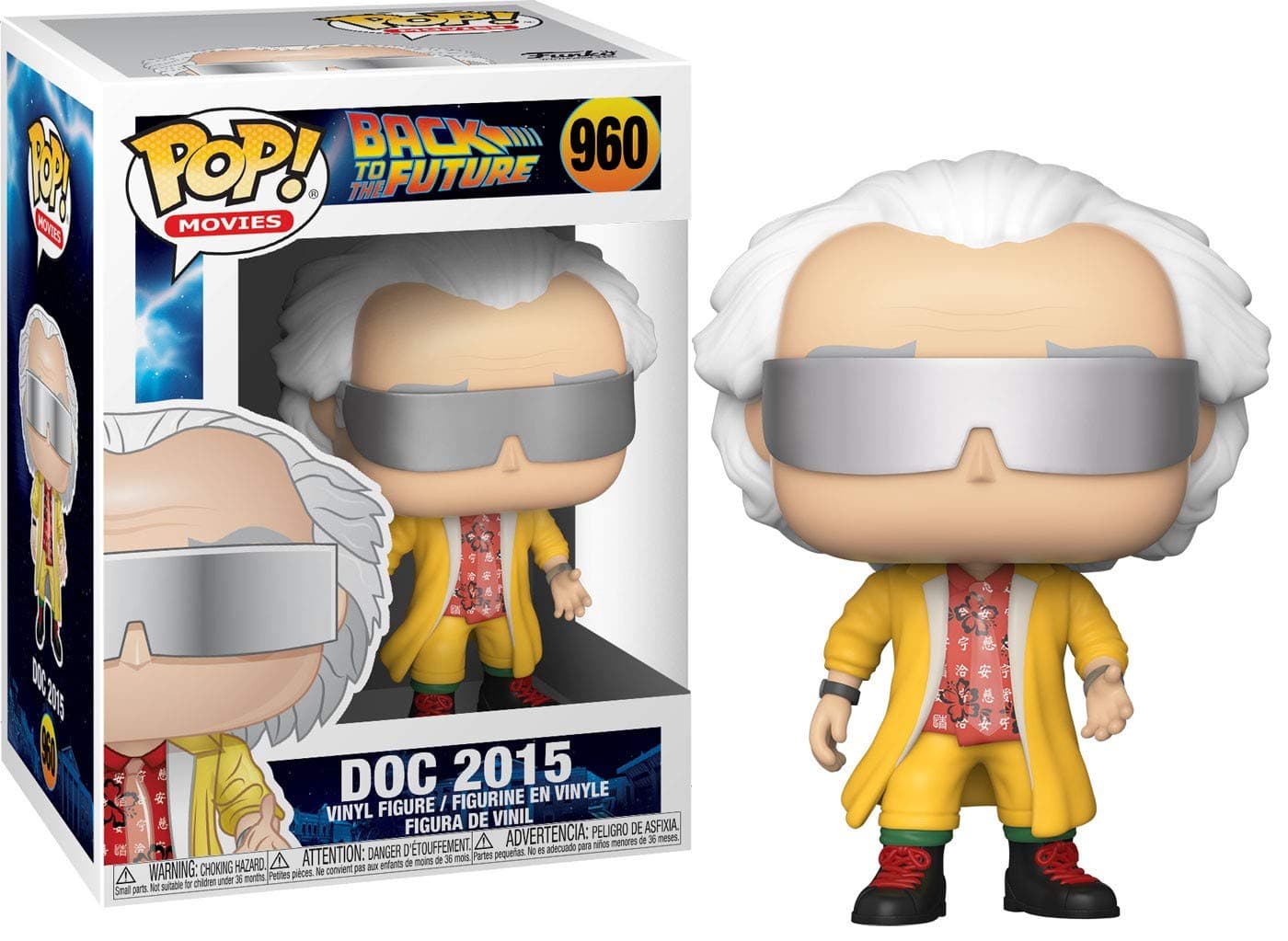 Pop! Movie: Back to the Future - Dr. Emmett Brown - Doc 2015 - Collectable Vinyl Figure - Gift Idea - Official Merchandise - Toys for Kids & Adults - Movies Fans - Model Figure for Collectors