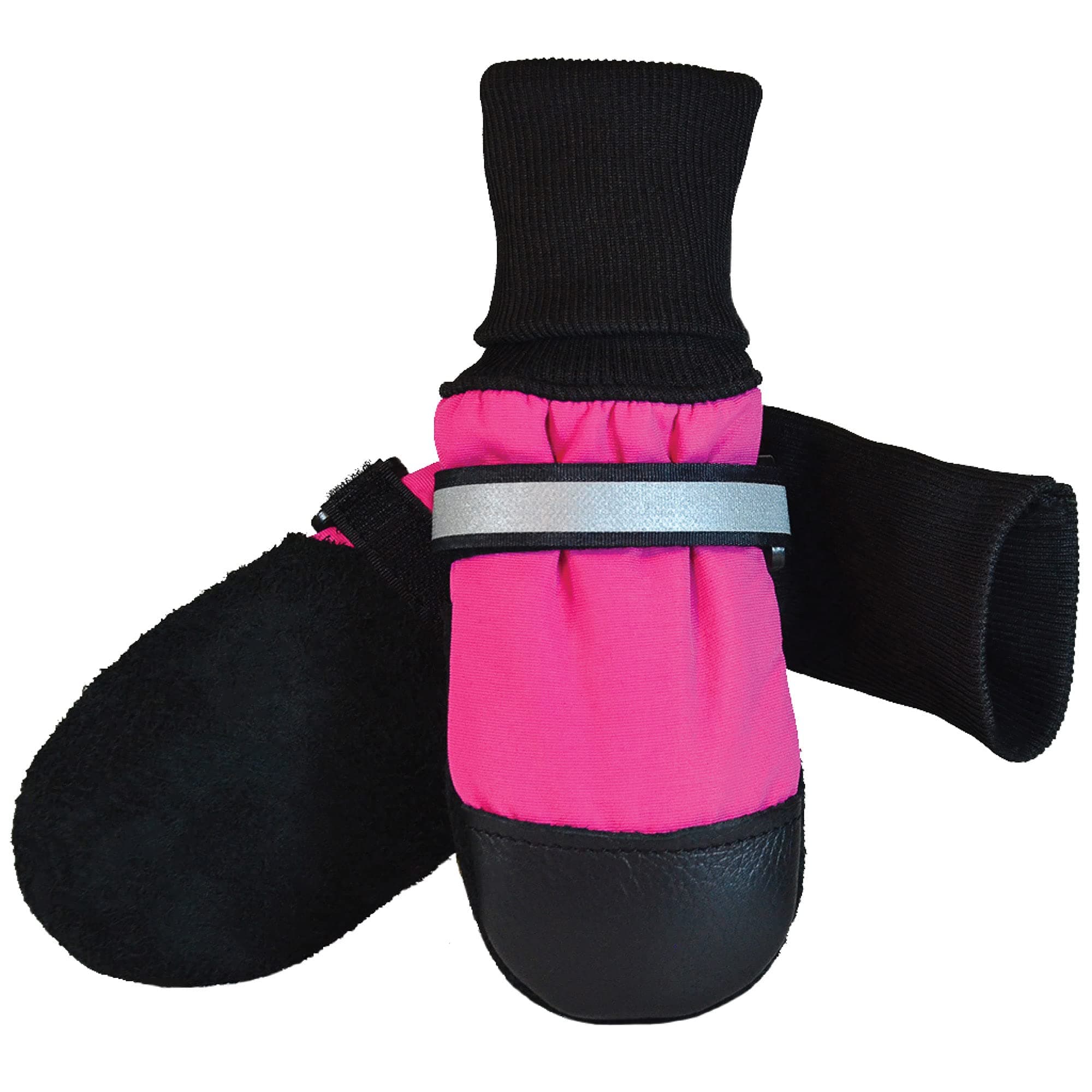 Muttluks, Original Fleece-Lined Muttluks Winter Dog Boots with Treated Leather Soles for Cold Weather - 4 Boots