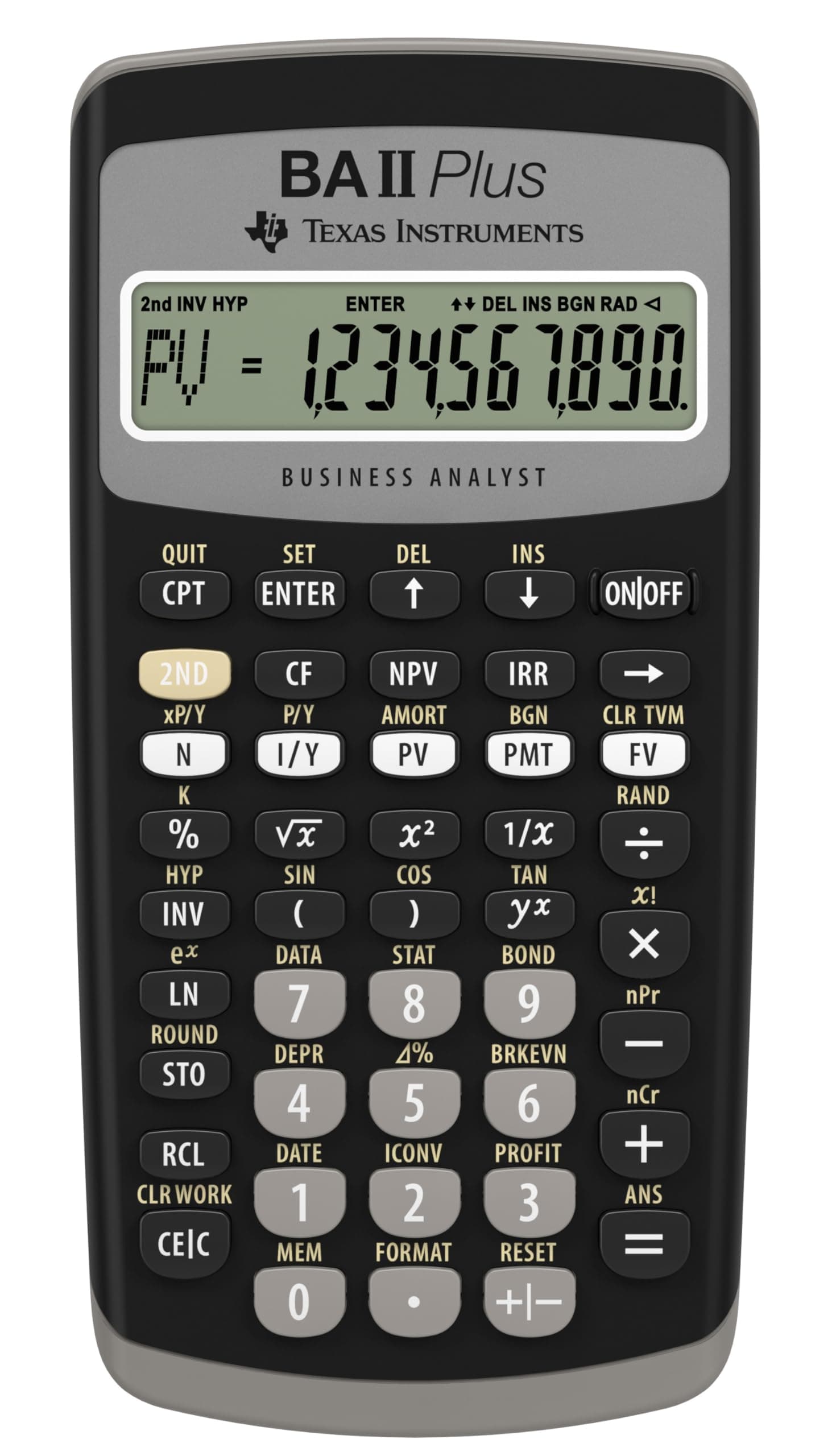Texas Instruments BA II Plus Financial Calculator