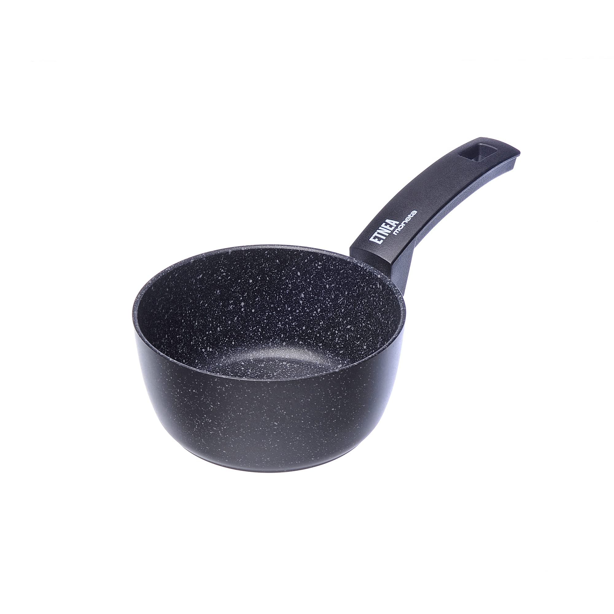 Moneta Etnea Sauce Pan, Casserole Stone Surface Non-Stick and Anti-Scratch Coating, 16 cm