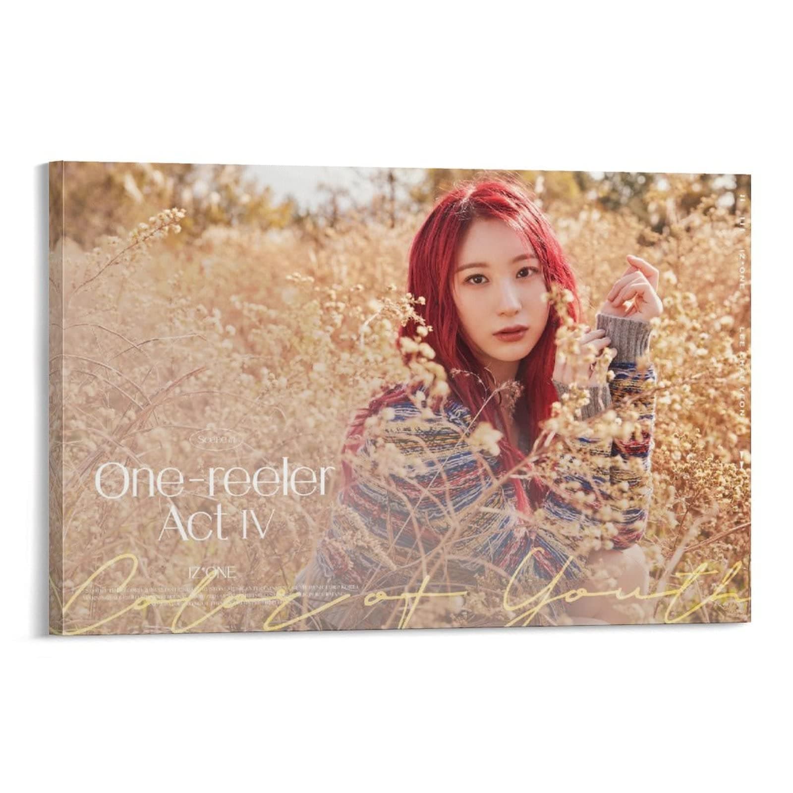 Chaeyeon IzOne Poster Prints One Reeler Act Ⅳ Panorama Ver.1 Kpop Idol Cover Posters Aesthetics Home Office Wall Decor And Creative Painting Decoration 24x36inch(60x90cm)