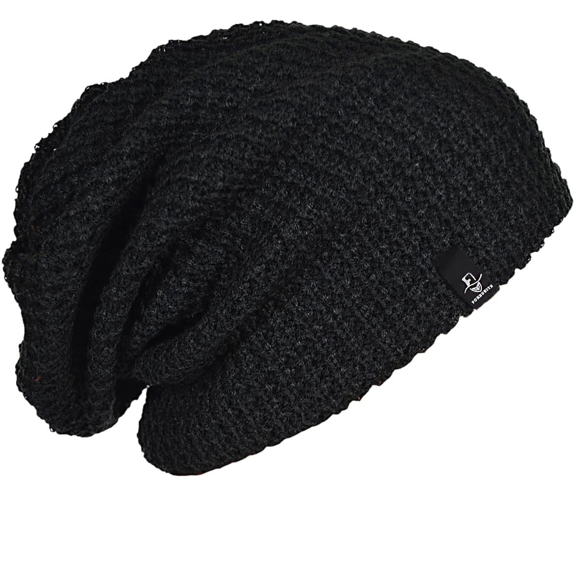 Mens Slouchy Long Oversized Beanie Knit Cap for Summer Winter B08
