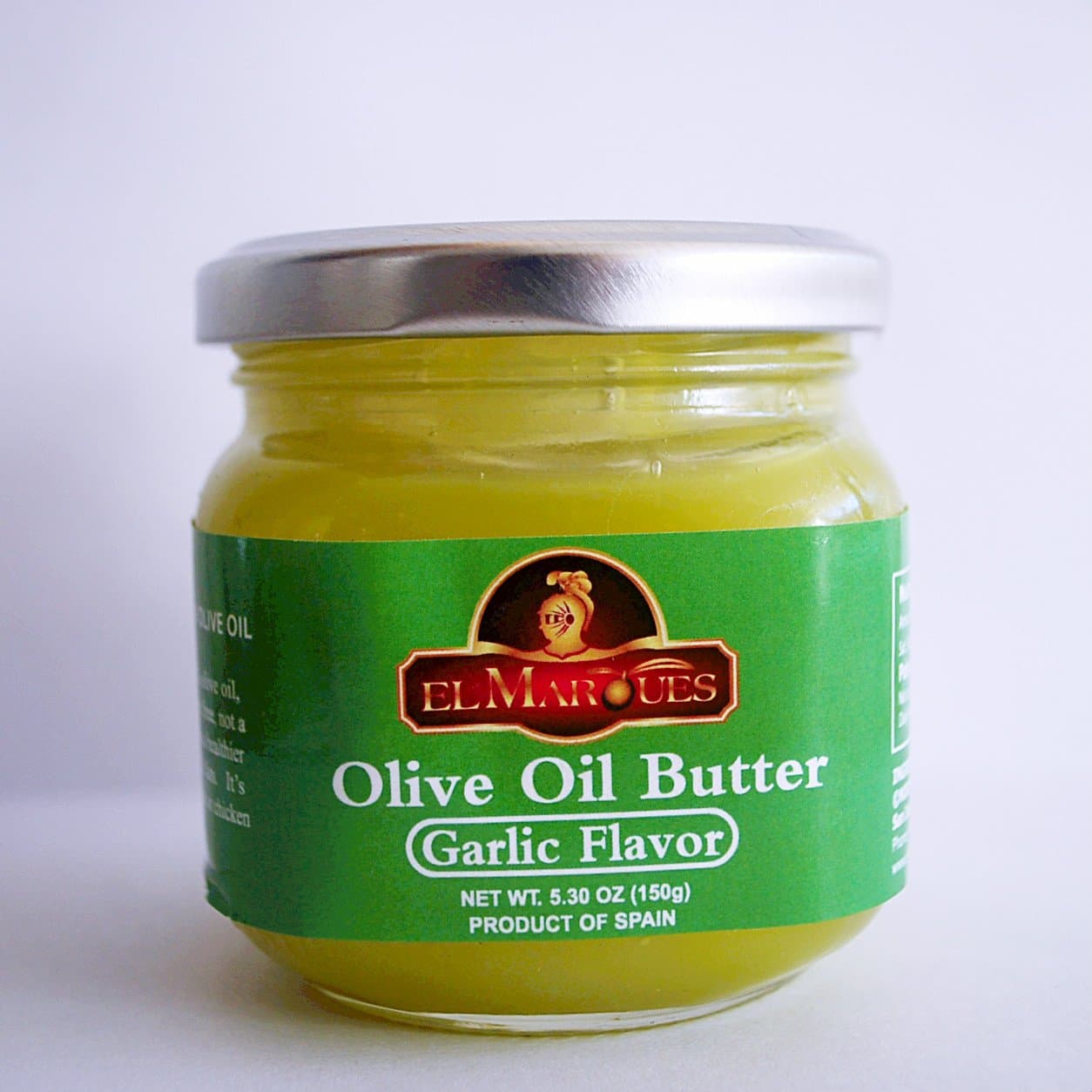El Marques 100% Extra Virgin Olive Oil Butter, Garlic, 5.3 Ounce