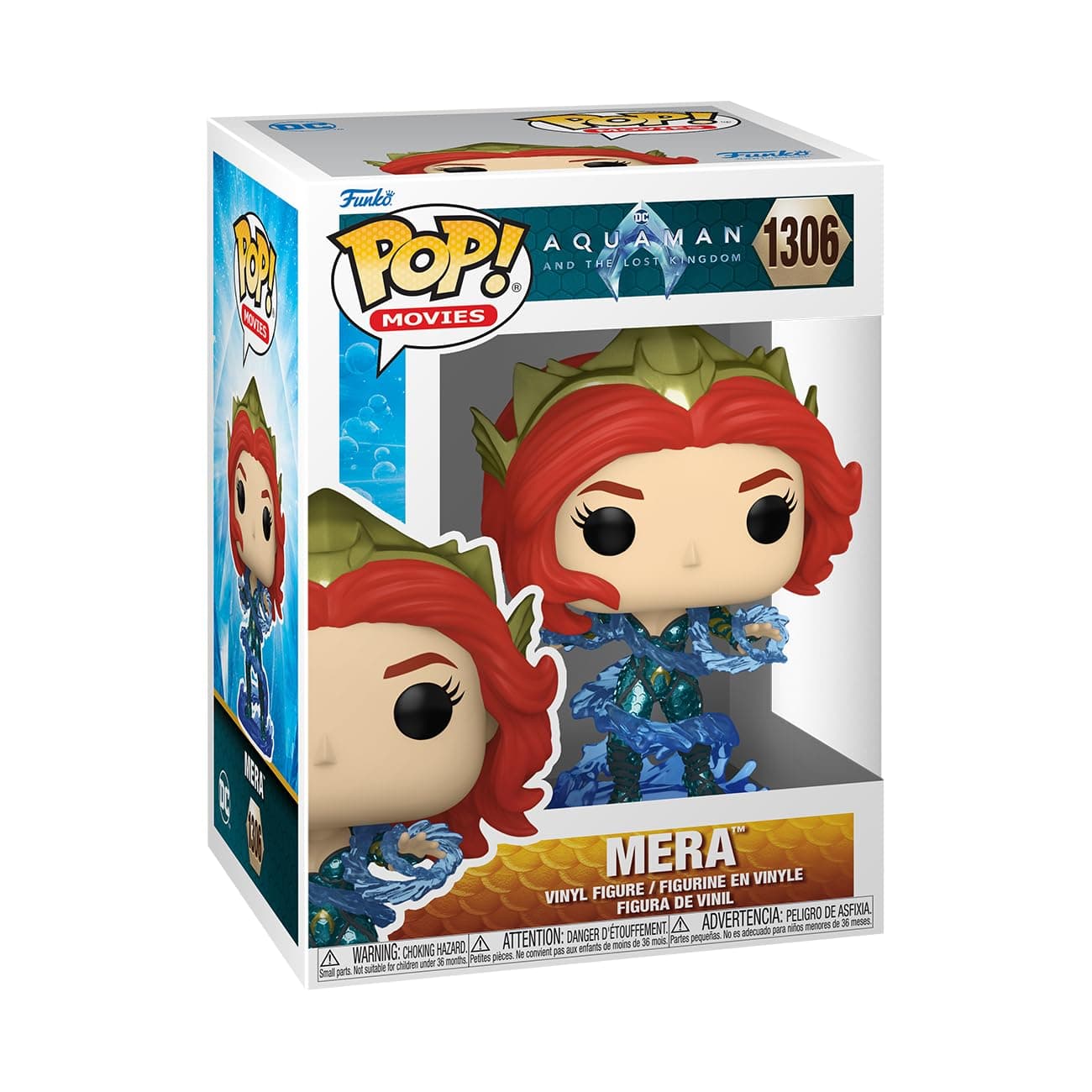 POP! Movies: DC - Mera - Aquaman - Collectable Vinyl Figure - Gift Idea - Official Merchandise - for Kids & Adults - Movies Fans - Model Figure for Collectors and Display